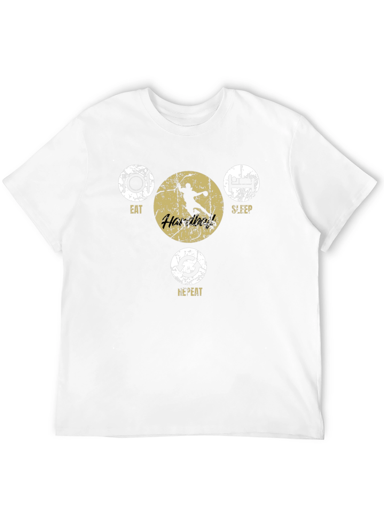 Eat Sleep Handball Repeat Graphic Tee