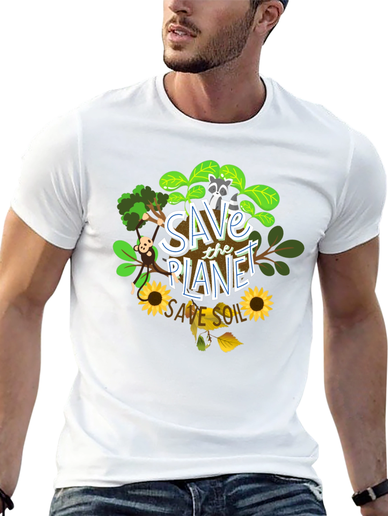 Save the Planet Graphic Tee - Earth Day Shirt
