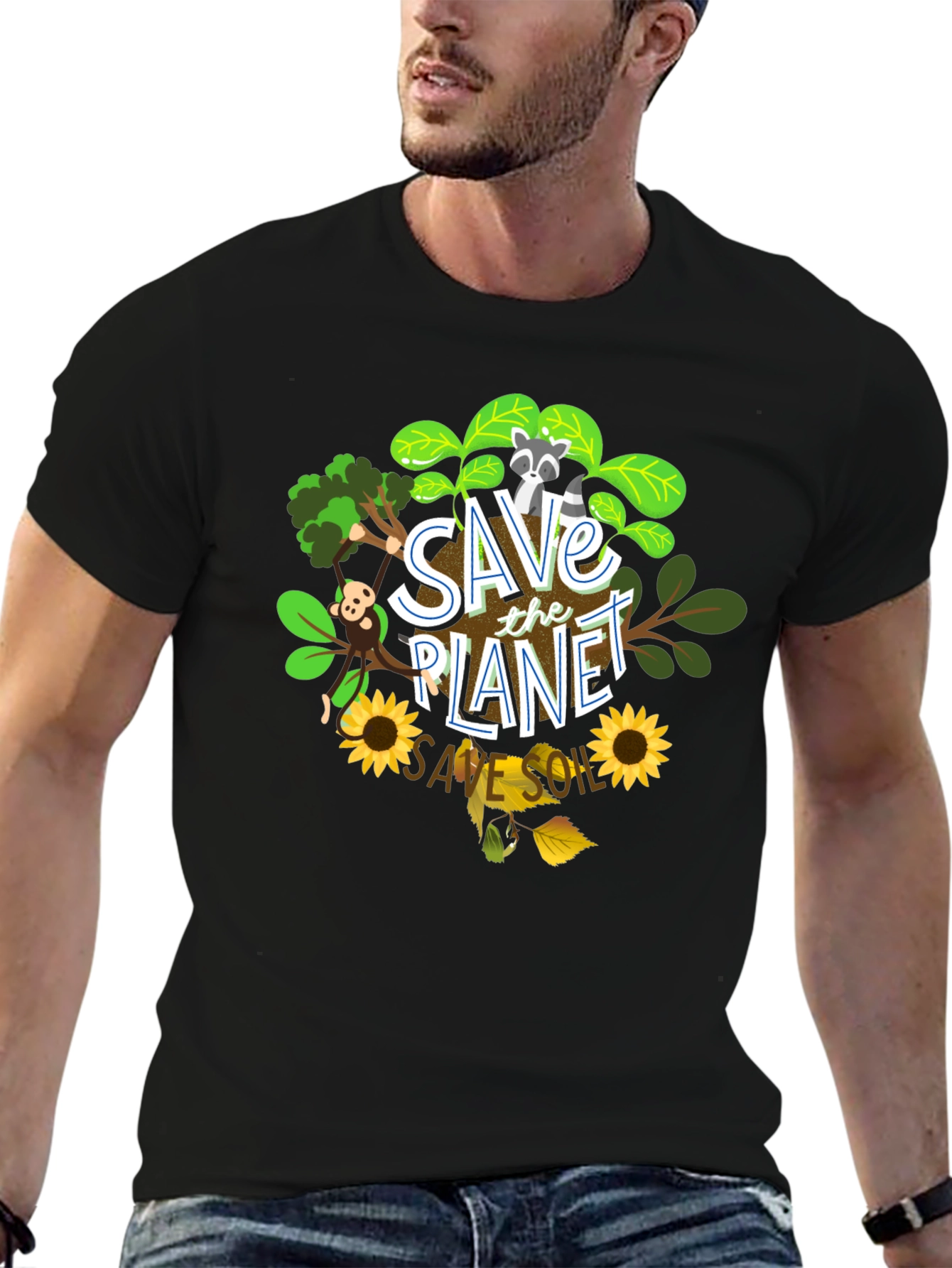 Save the Planet Graphic Tee - Earth Day Shirt