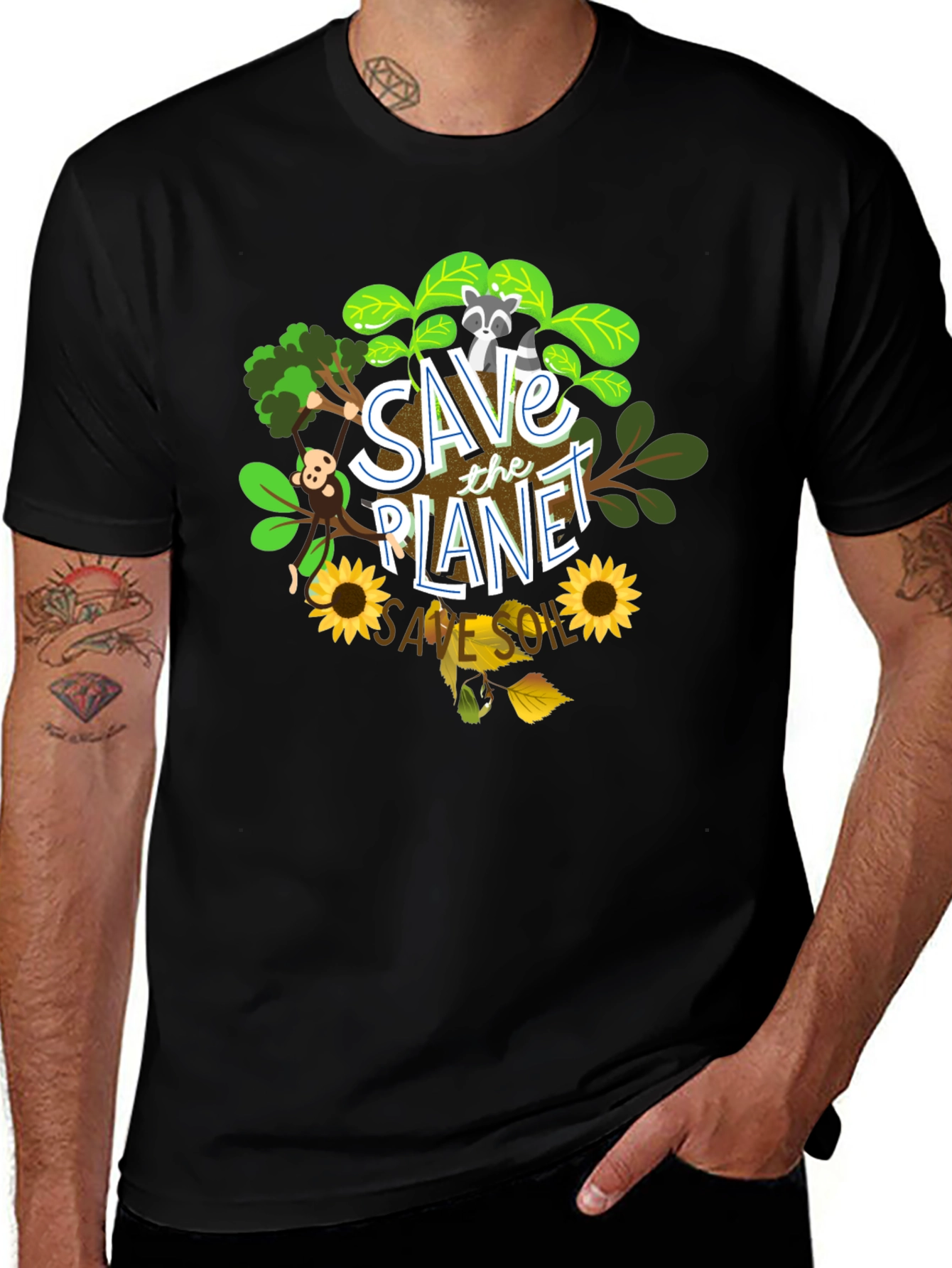 Save the Planet Graphic Tee - Earth Day Shirt