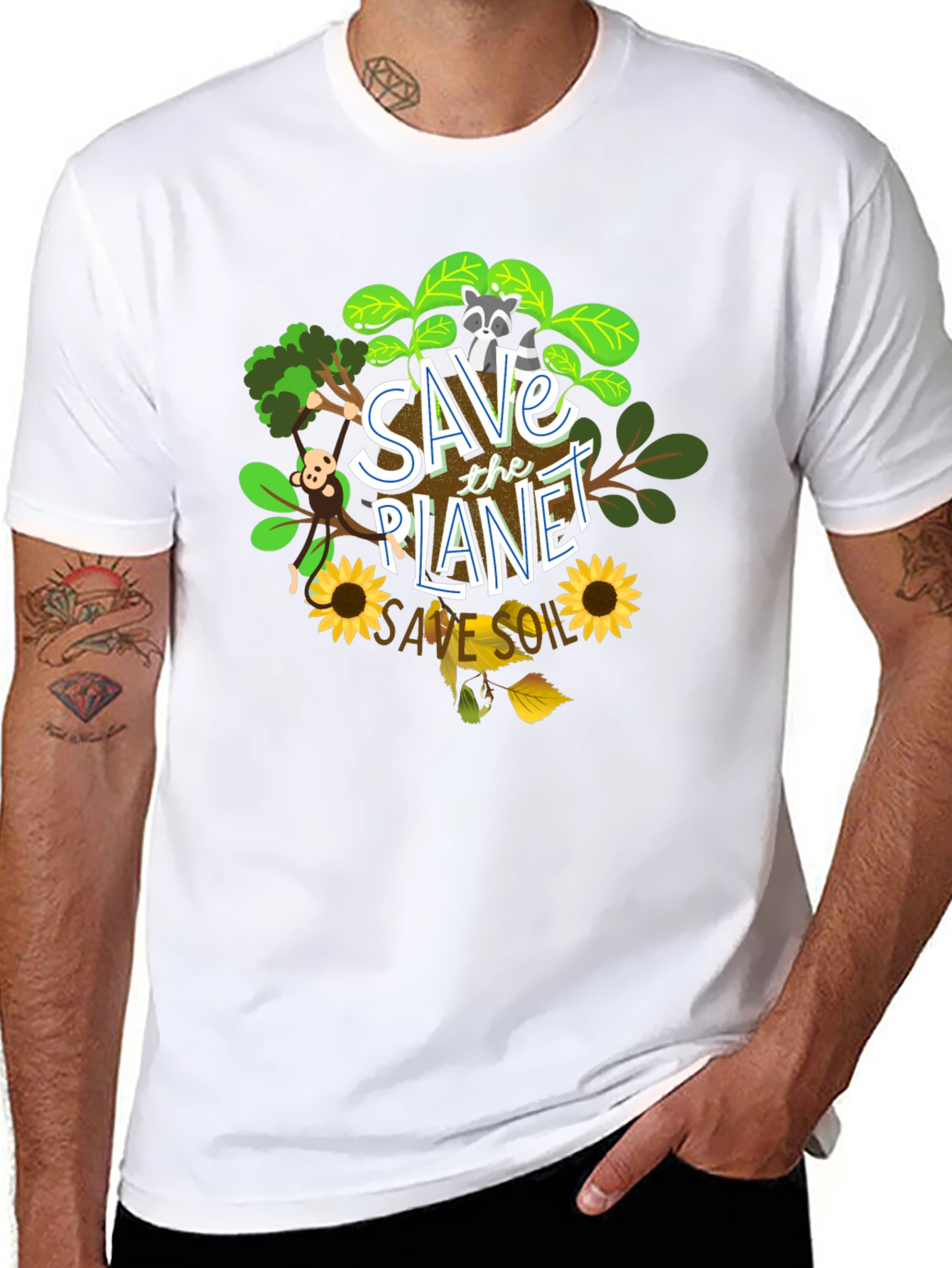Save the Planet Graphic Tee - Earth Day Shirt