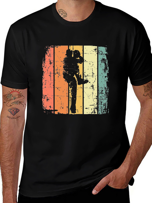 Retro Baseball Pitcher T-Shirt