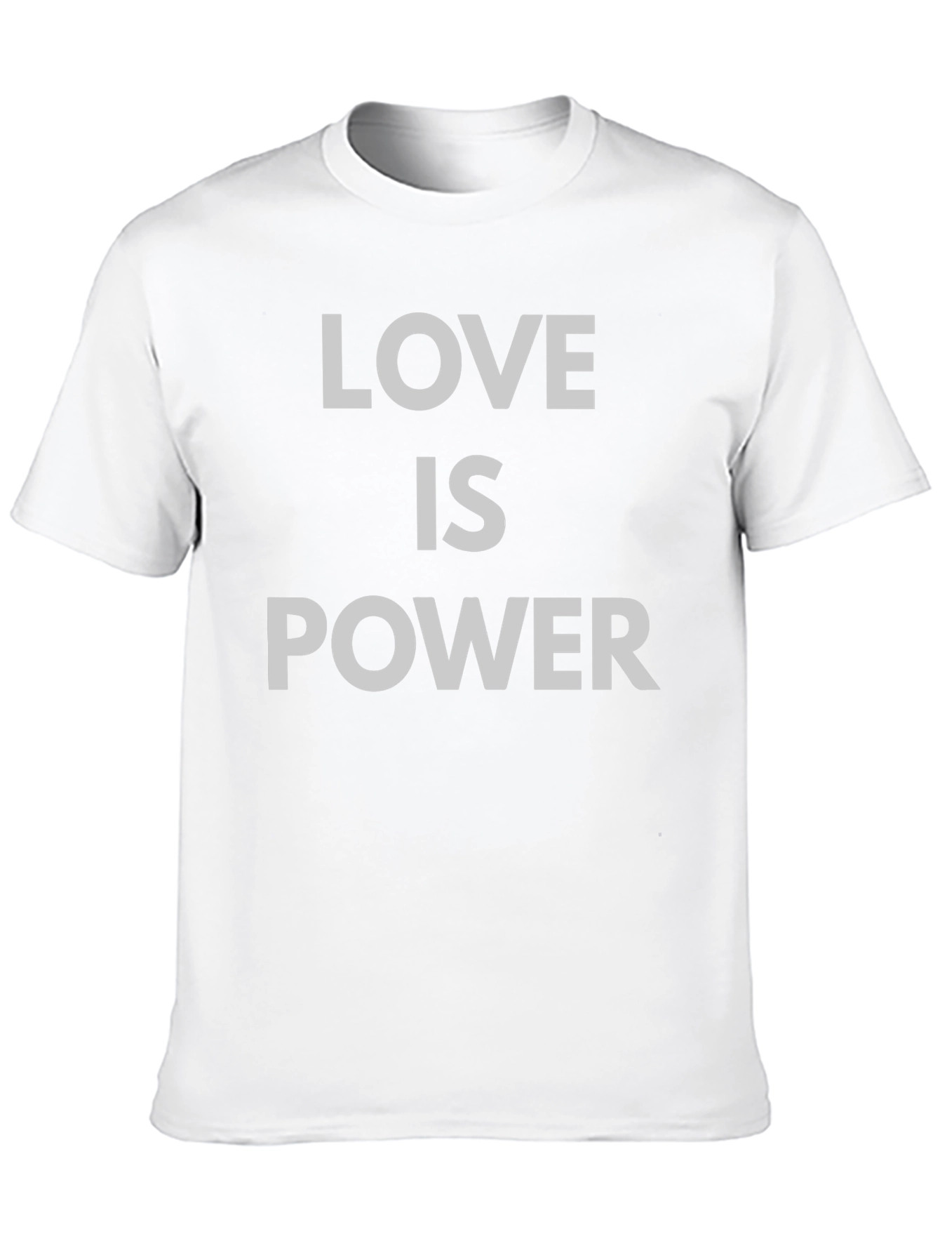 Love is Power Graphic Tee - Black Unisex Shirt