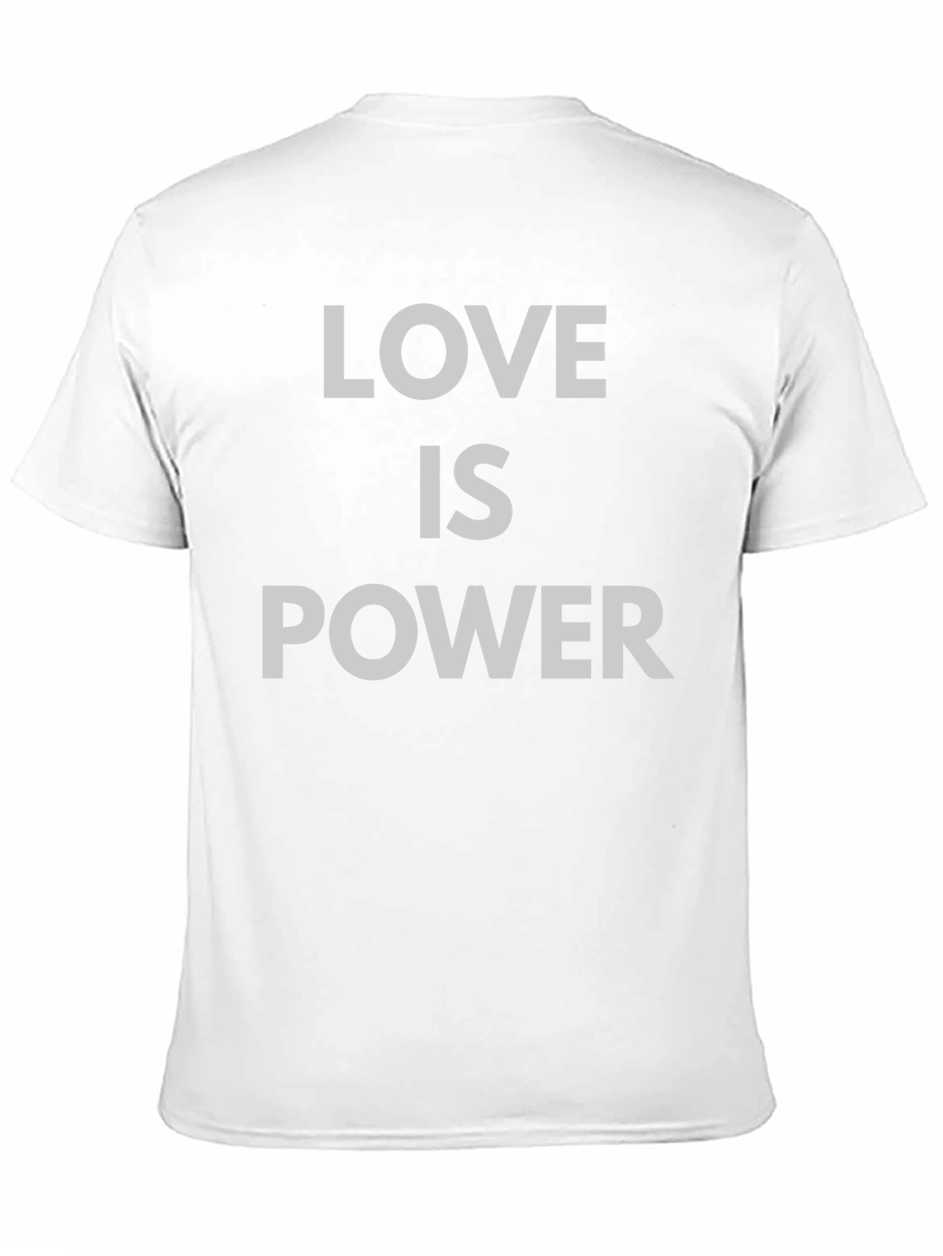 Love is Power Graphic Tee - Black Unisex Shirt