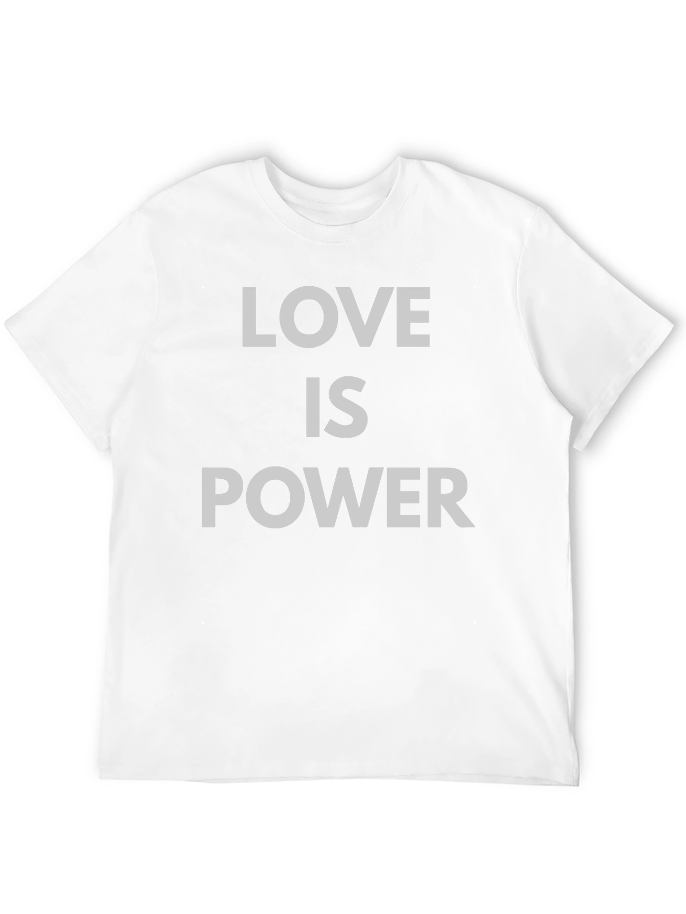 Love is Power Graphic Tee - Black Unisex Shirt