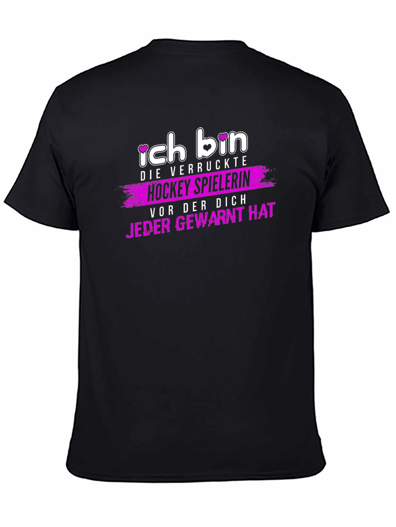 Ich Bin Die Verruckte Hockey Spielerin T-Shirt