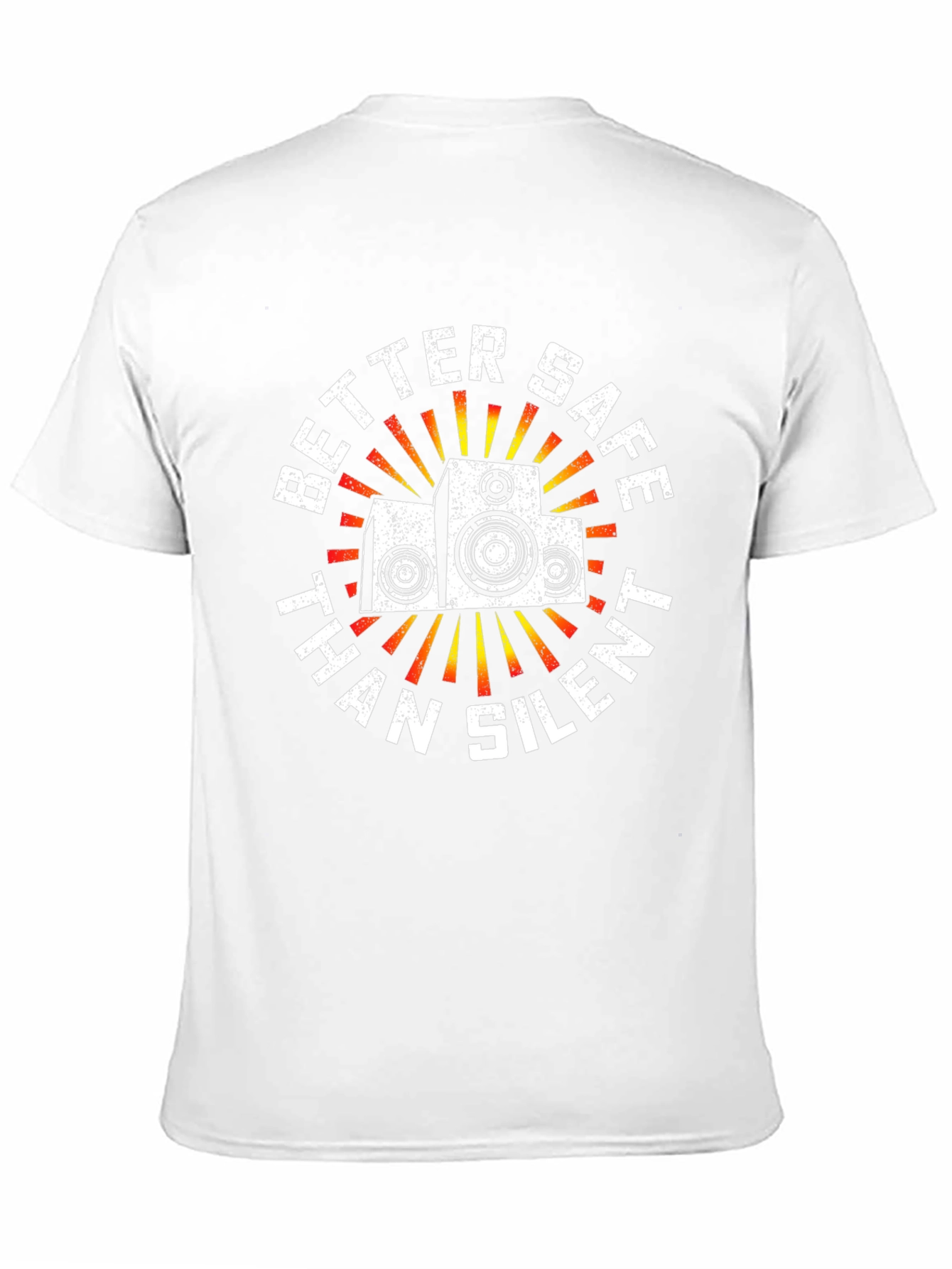 Better Safe Than Silent Speaker Graphic Tee
