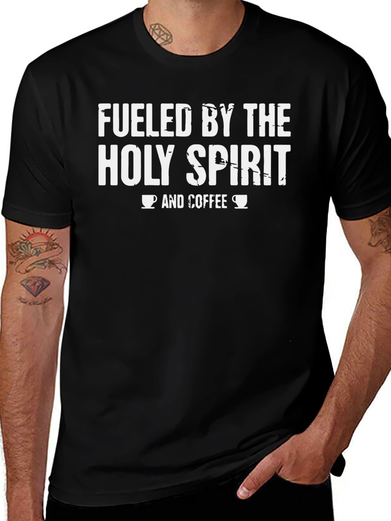 Fueled by the Holy Spirit and Coffee T-Shirt
