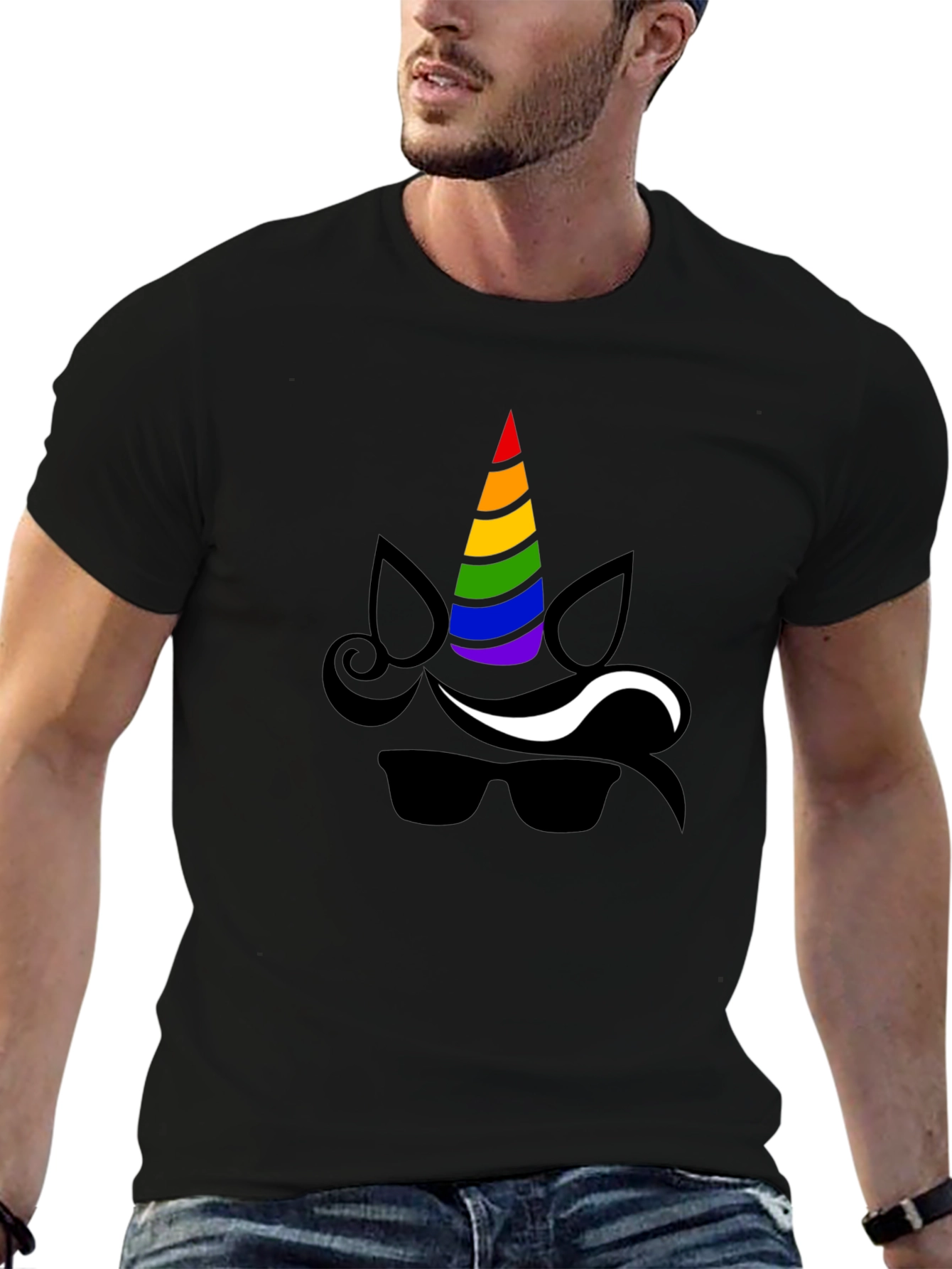 Unicorn Sunglasses Graphic Tee
