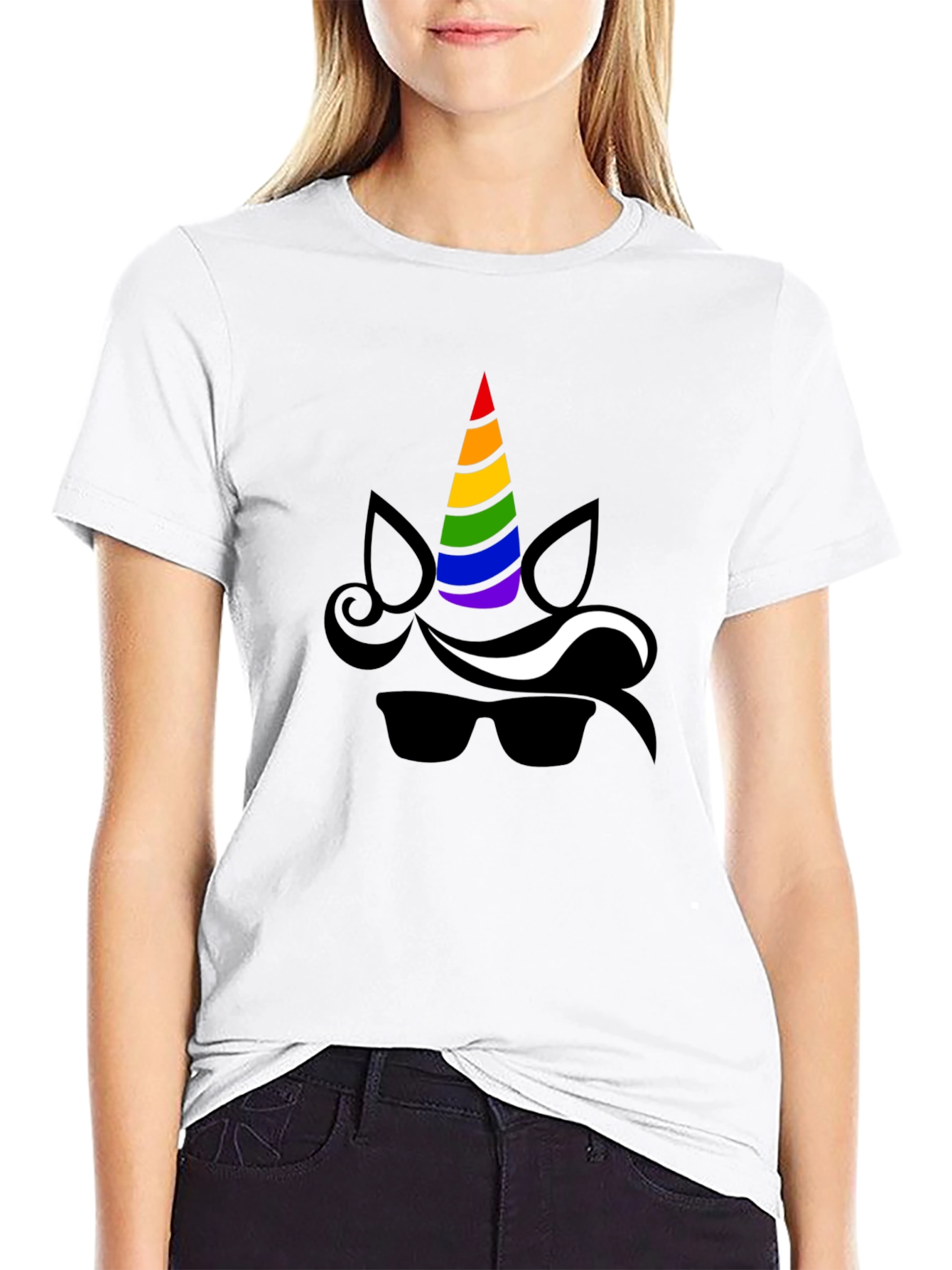 Unicorn Sunglasses Graphic Tee