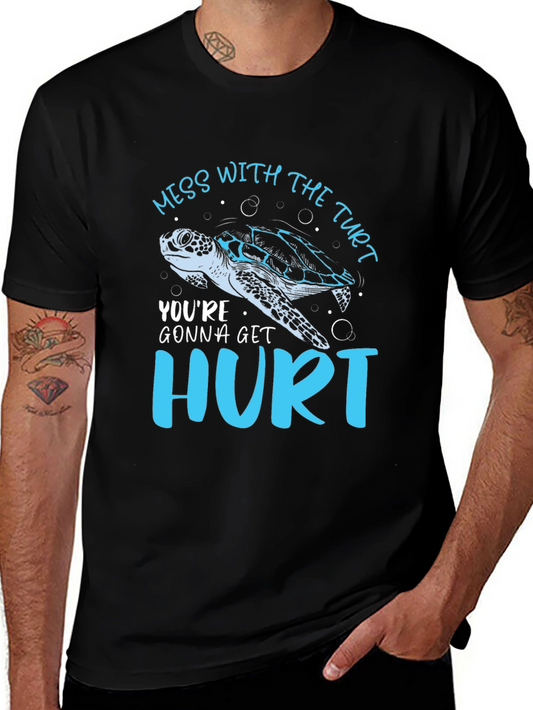 Mess with the Turt T-Shirt - Sea Turtle Graphic Tee