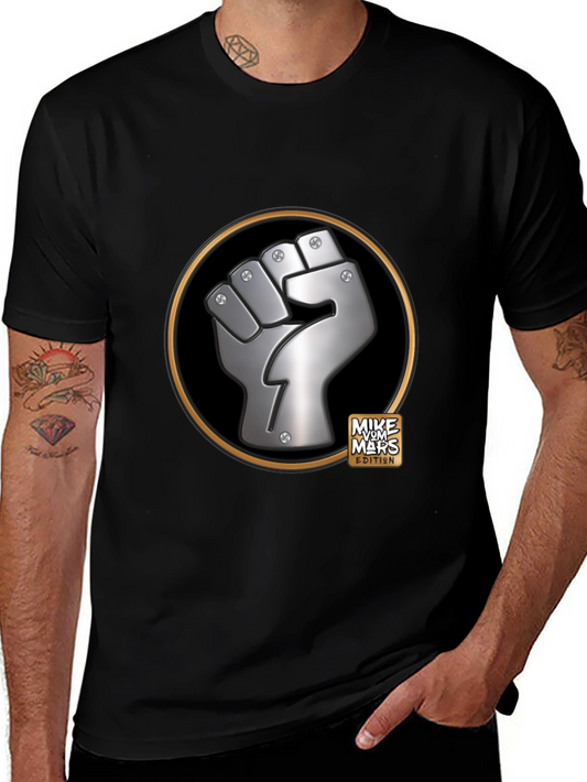 Mike From Mars Edition Fist Graphic Black Tee