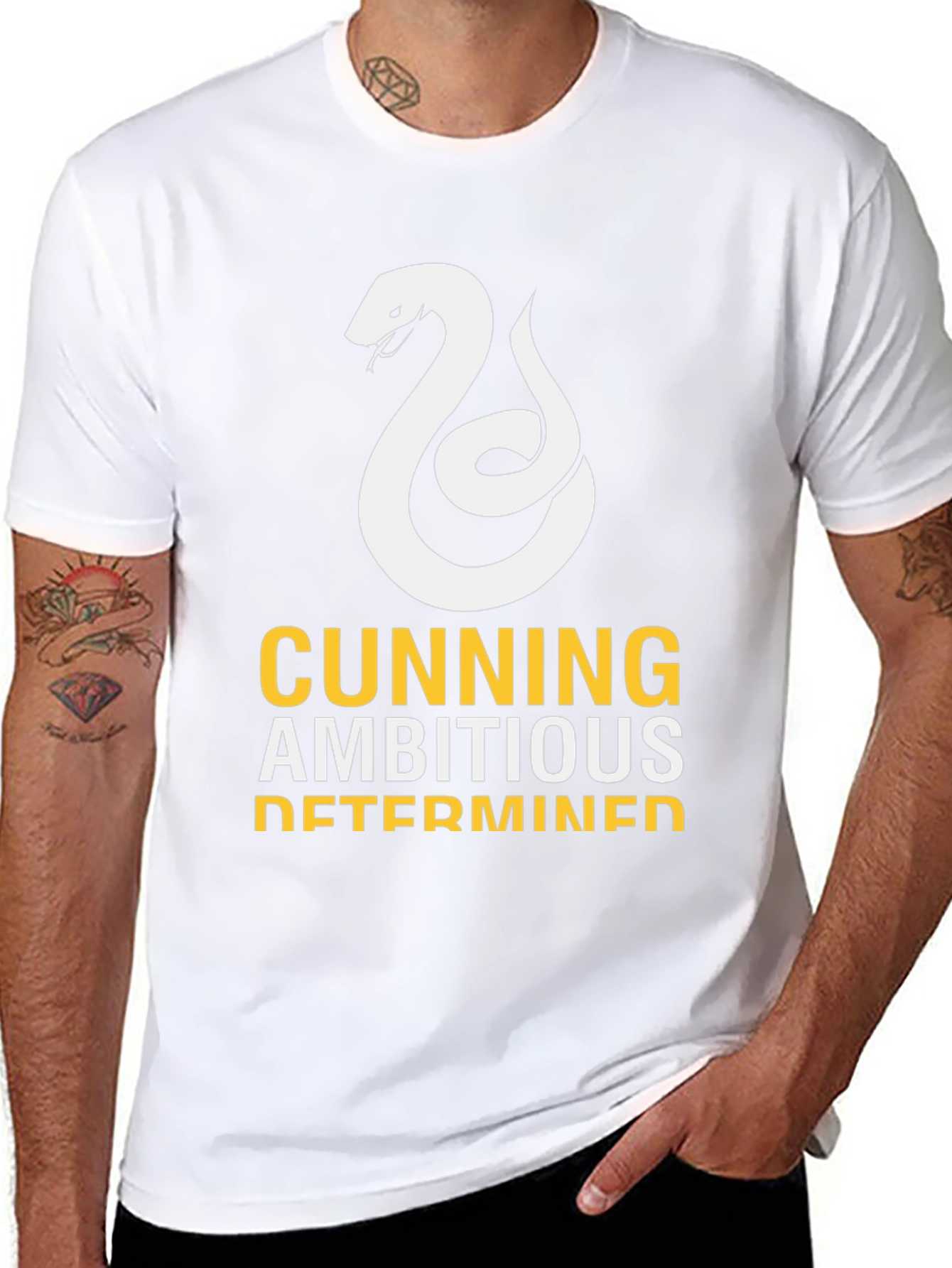 Cunning Ambitious Determined Slytherin T-Shirt