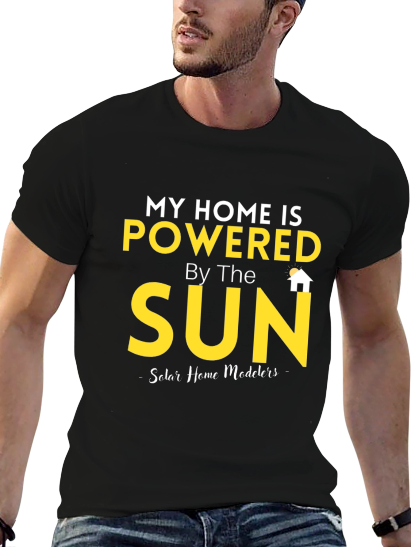 Powered by the Sun Graphic Tee - Eco-Friendly Fashion