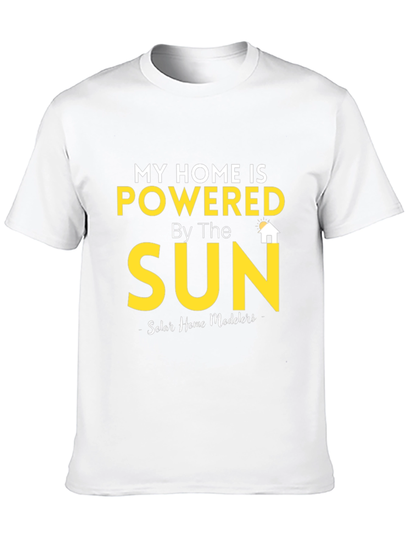 Powered by the Sun Graphic Tee - Eco-Friendly Fashion