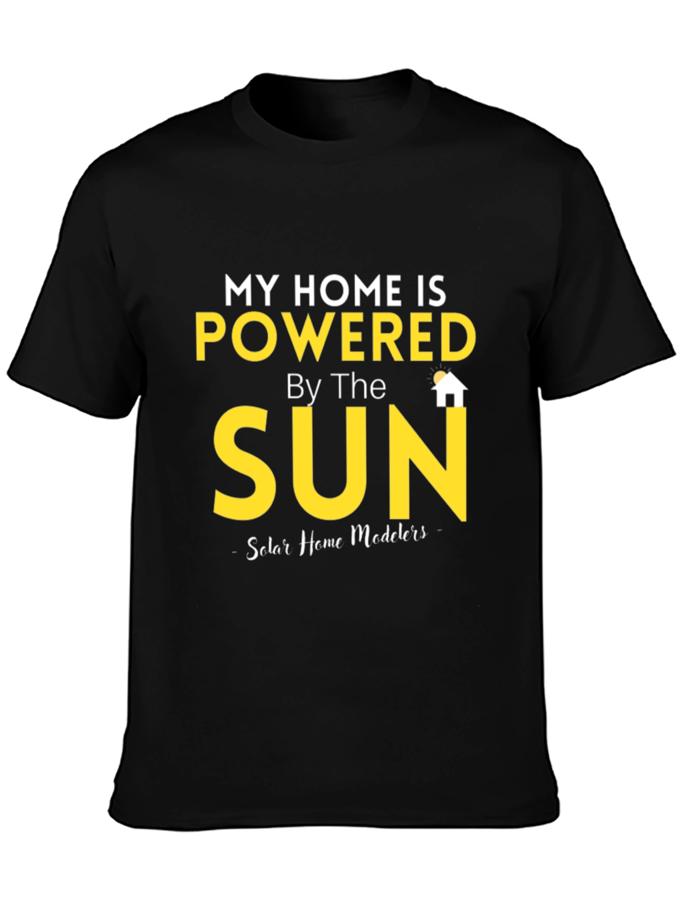Powered by the Sun Graphic Tee - Eco-Friendly Fashion