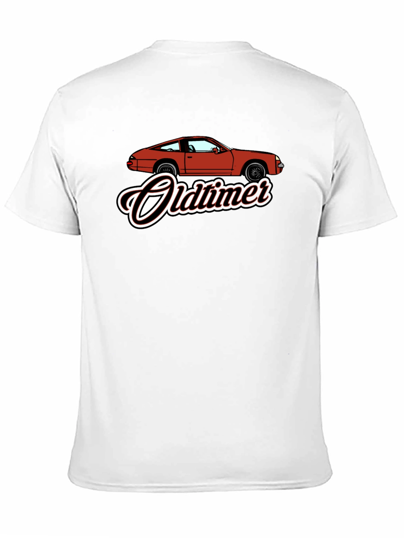 Retro Car Graphic Tee - Oldtimer Style
