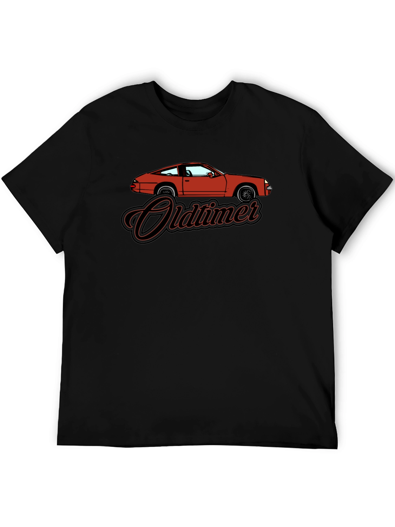 Retro Car Graphic Tee - Oldtimer Style