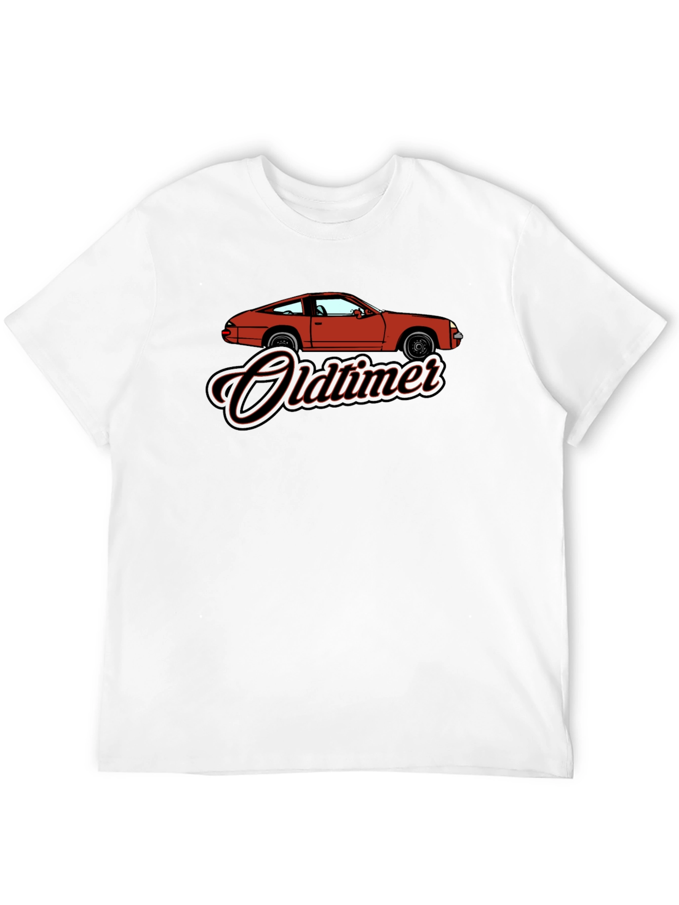 Retro Car Graphic Tee - Oldtimer Style