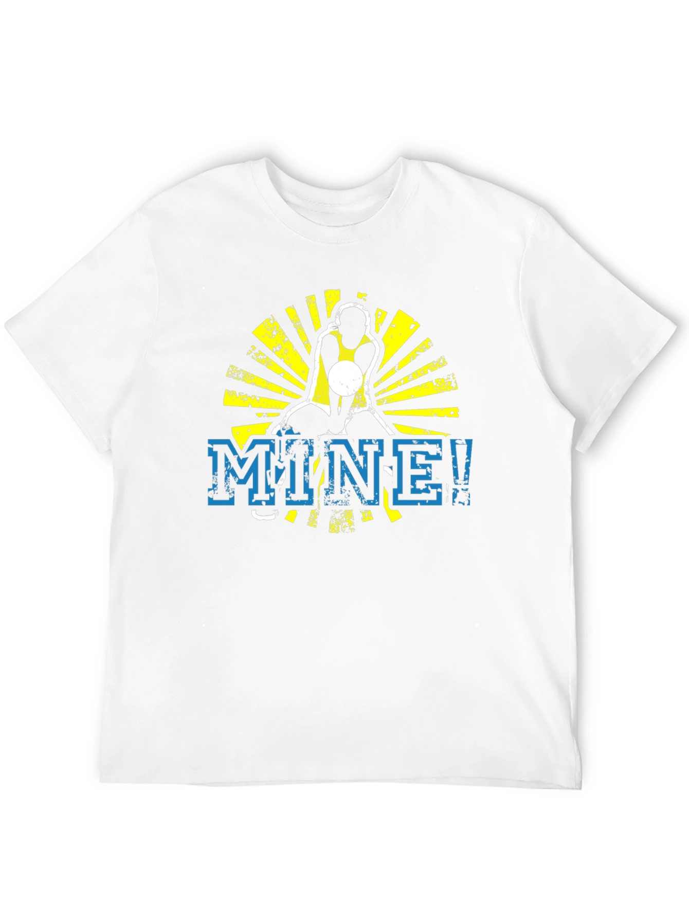Volleyball Player MINE! Graphic Black T-Shirt