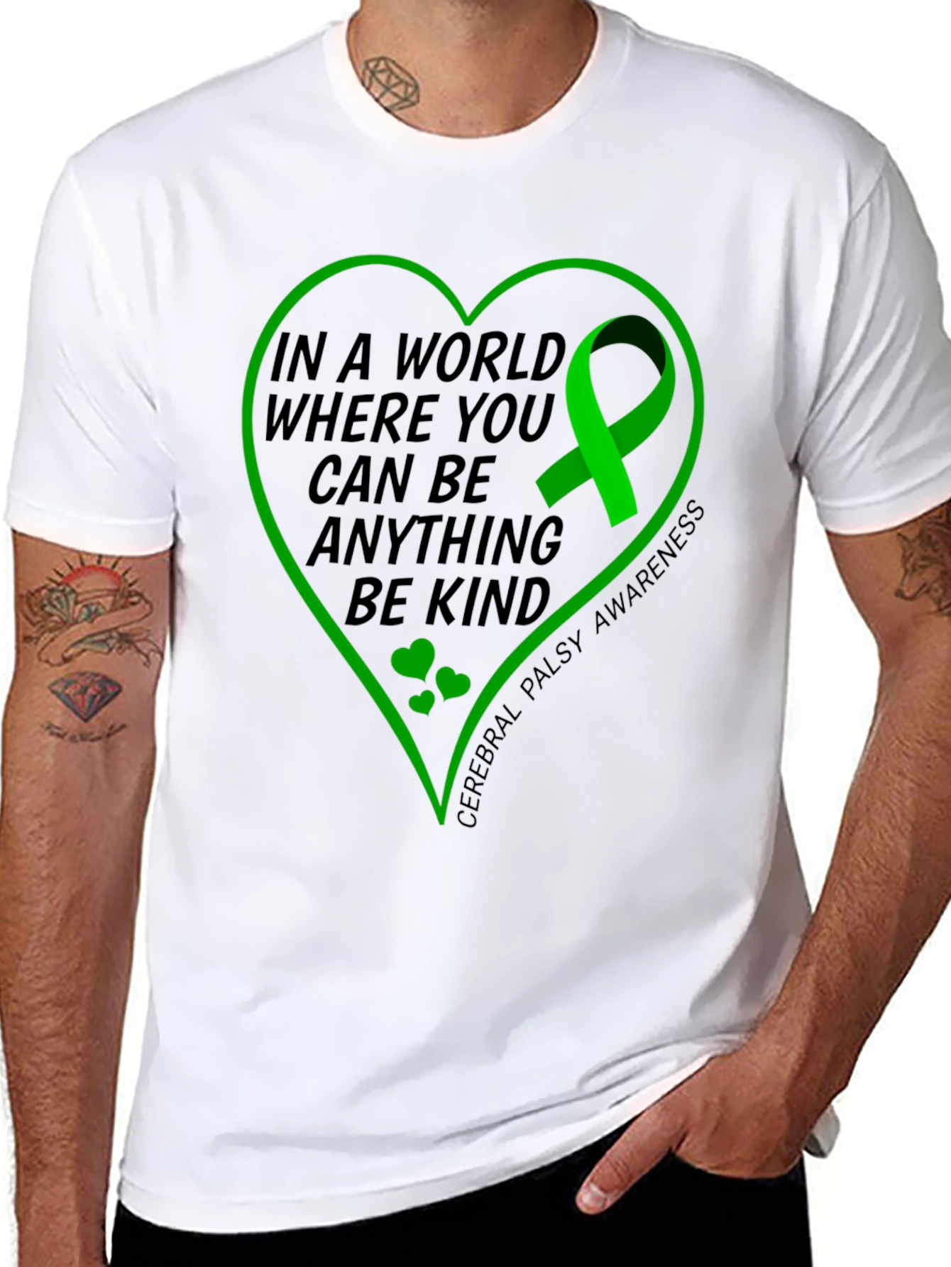 Cerebral Palsy Awareness T-Shirt: Kindness Design