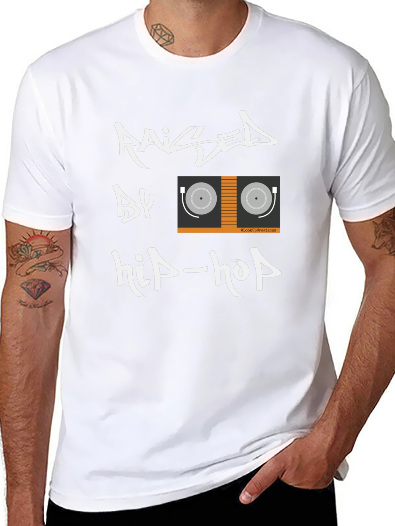 Raised by Hip-Hop Graphic T-Shirt