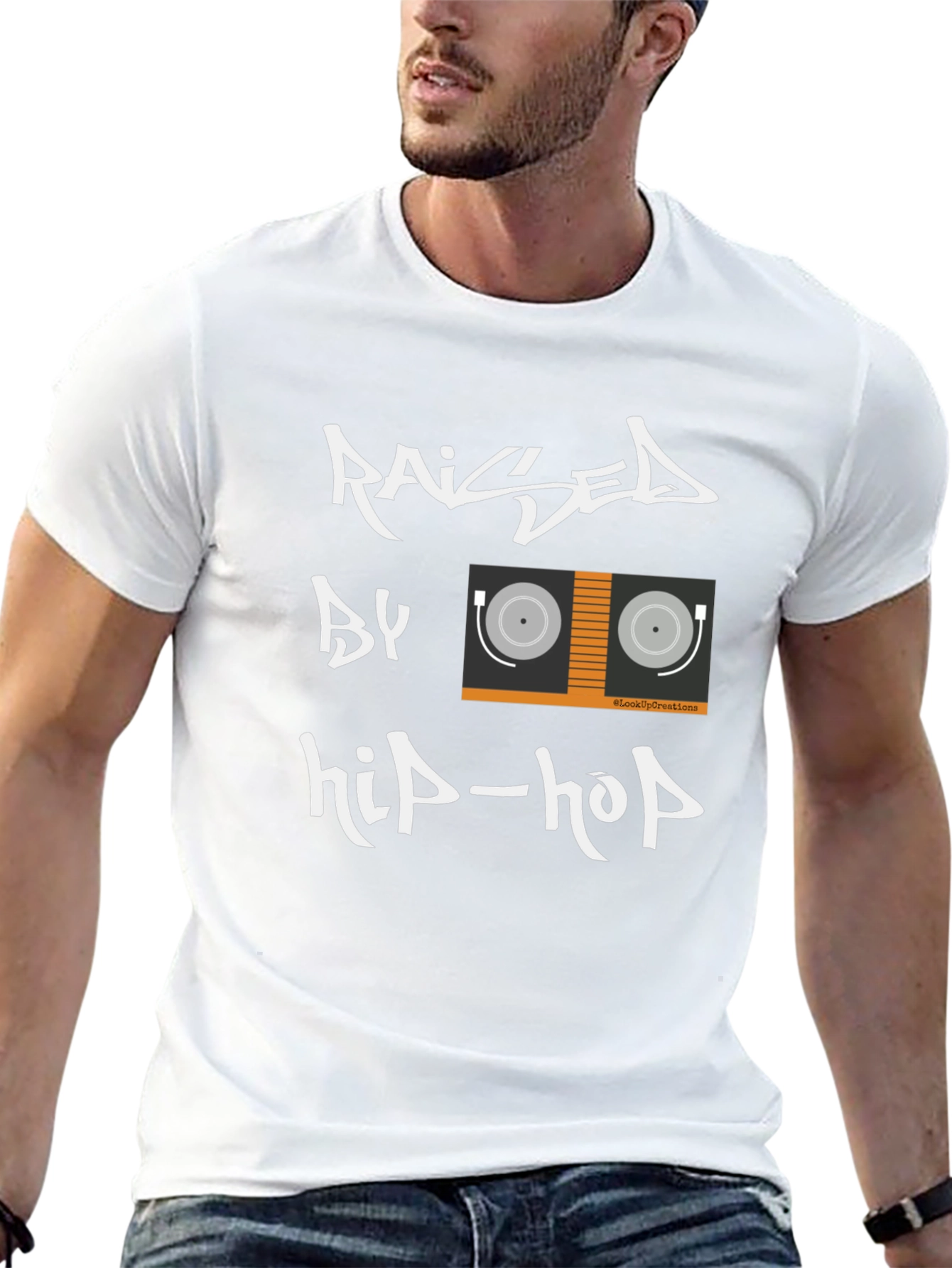 Raised by Hip-Hop Graphic T-Shirt