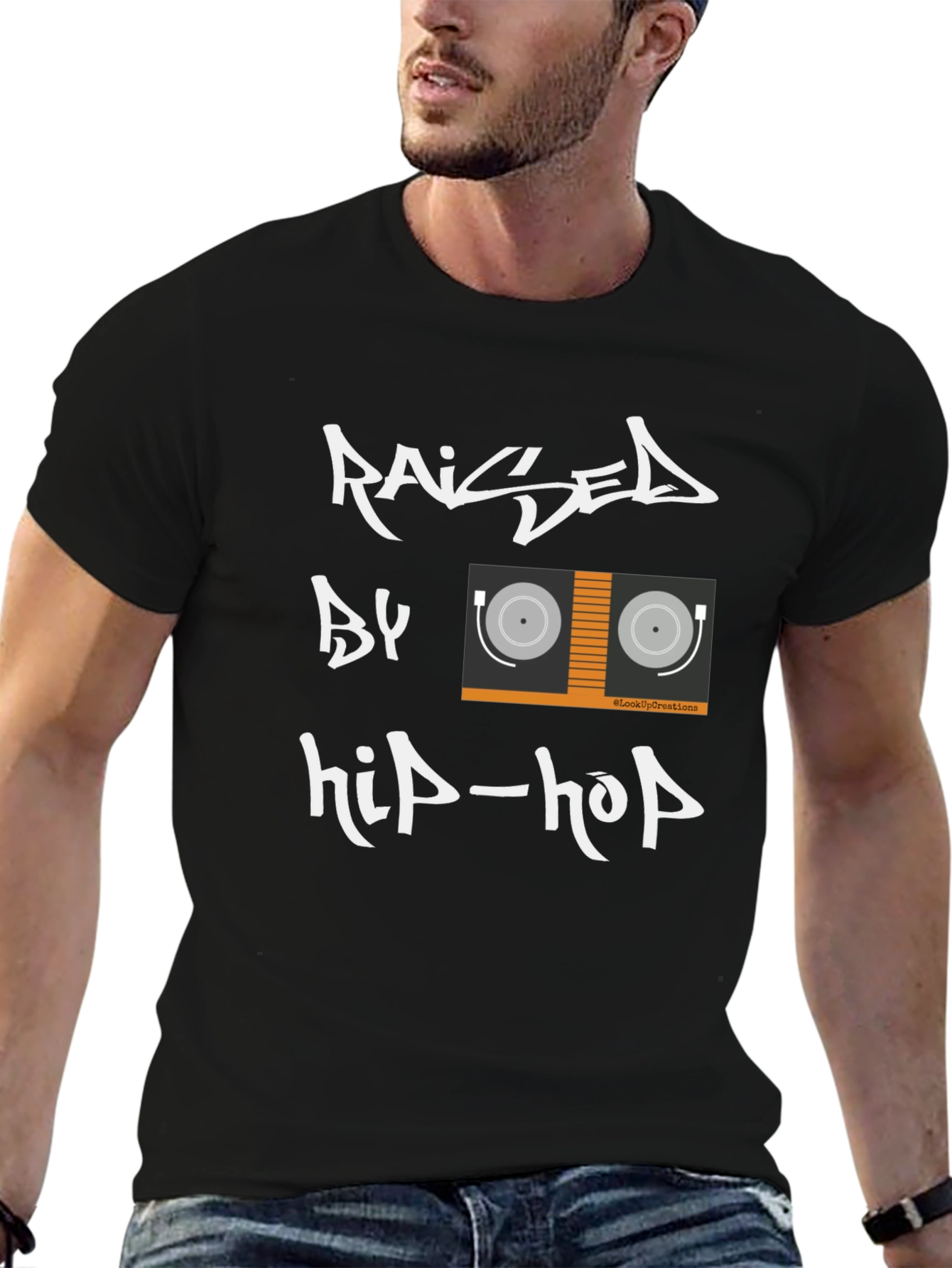 Raised by Hip-Hop Graphic T-Shirt