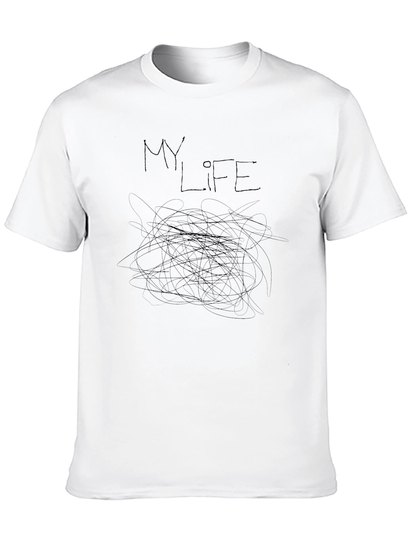 My Life Graphic Print T-Shirt - Express Yourself!