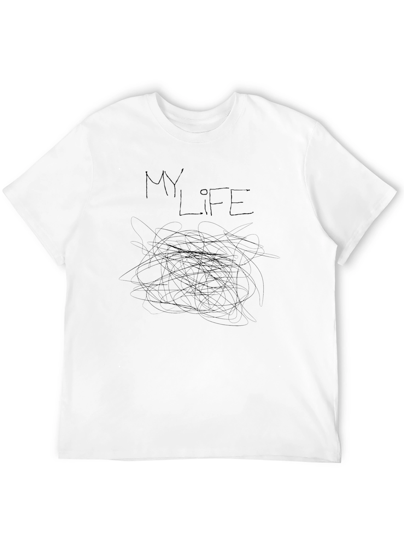 My Life Graphic Print T-Shirt - Express Yourself!