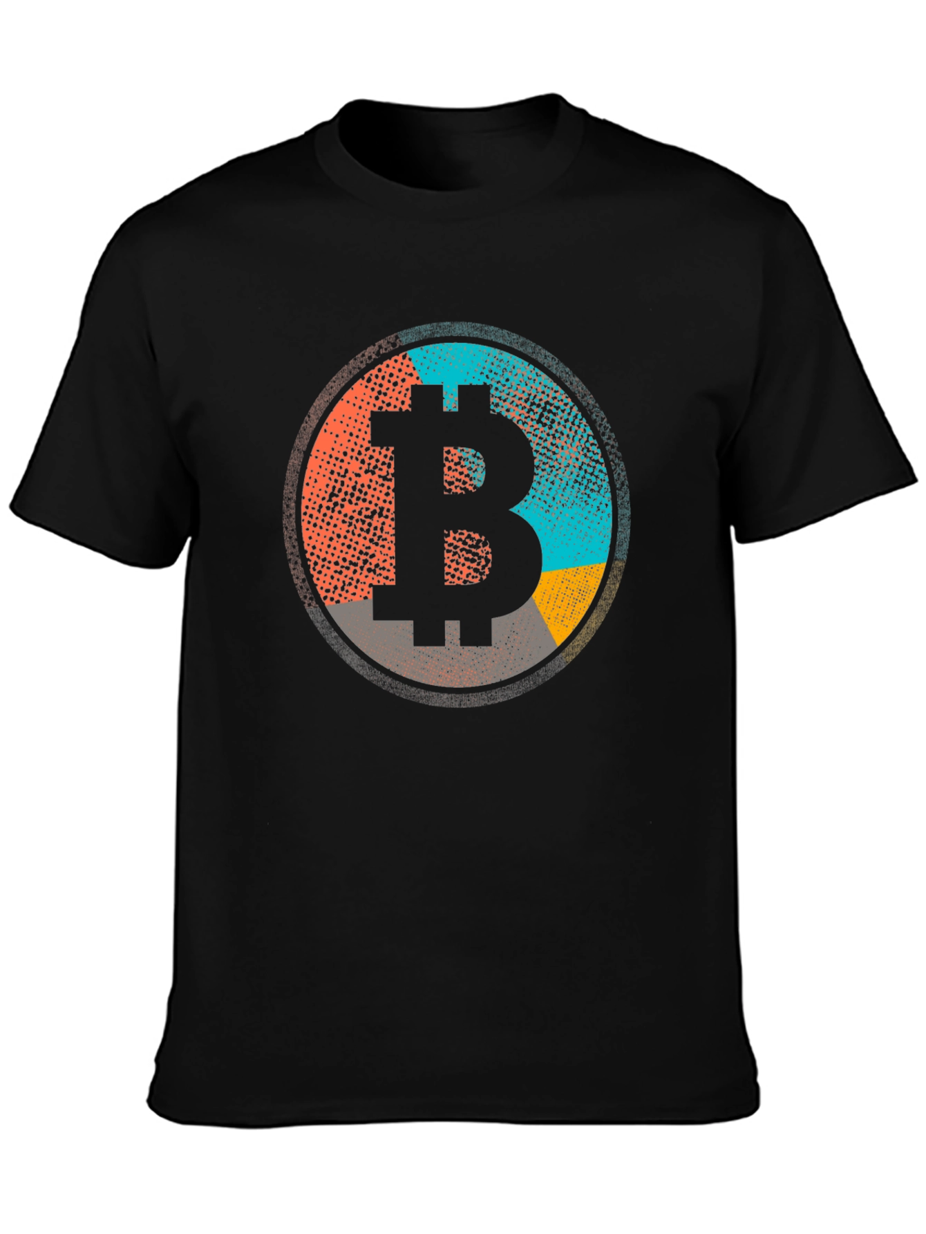 Bitcoin Black Graphic Tee Cryptocurrency T-Shirt