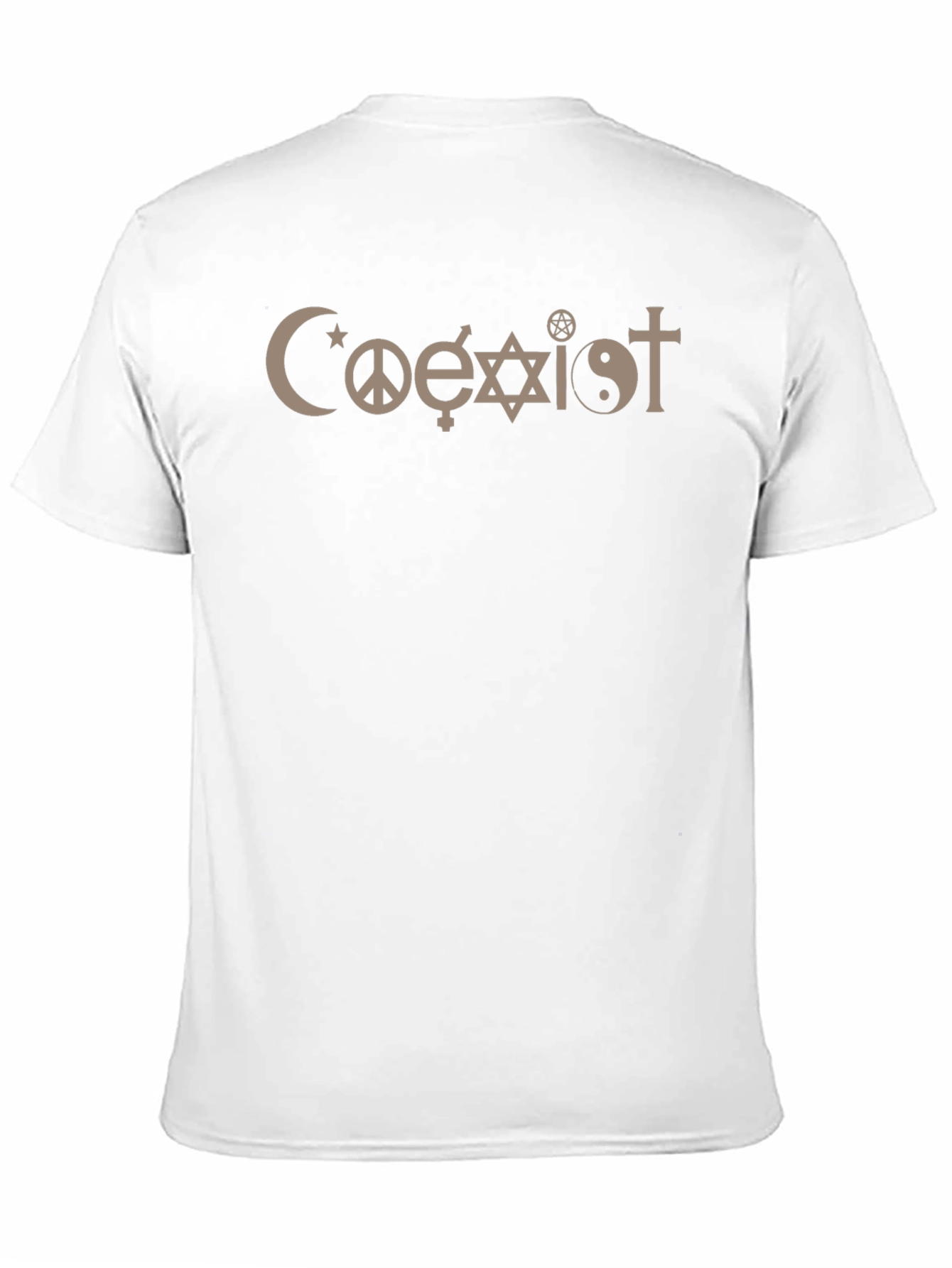 Coexist Graphic T-Shirt - Religious Tolerance Design