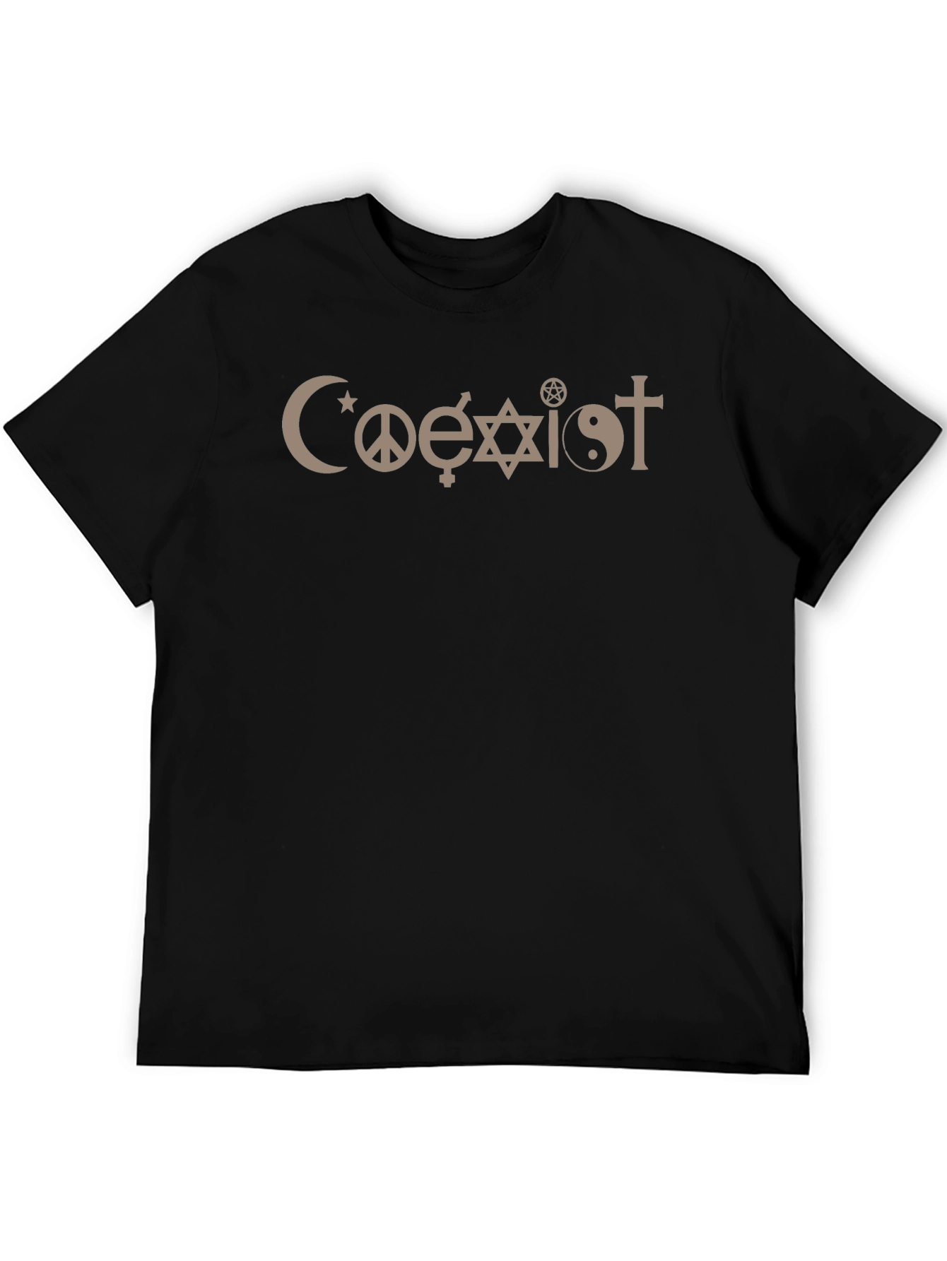 Coexist Graphic T-Shirt - Religious Tolerance Design