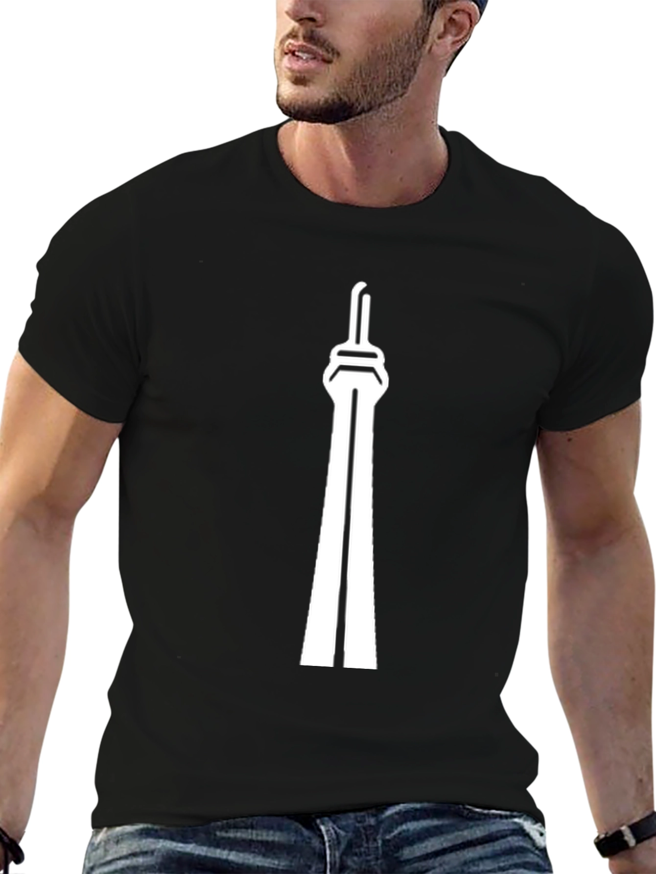CN Tower Graphic Tee - Toronto Landmark Shirt