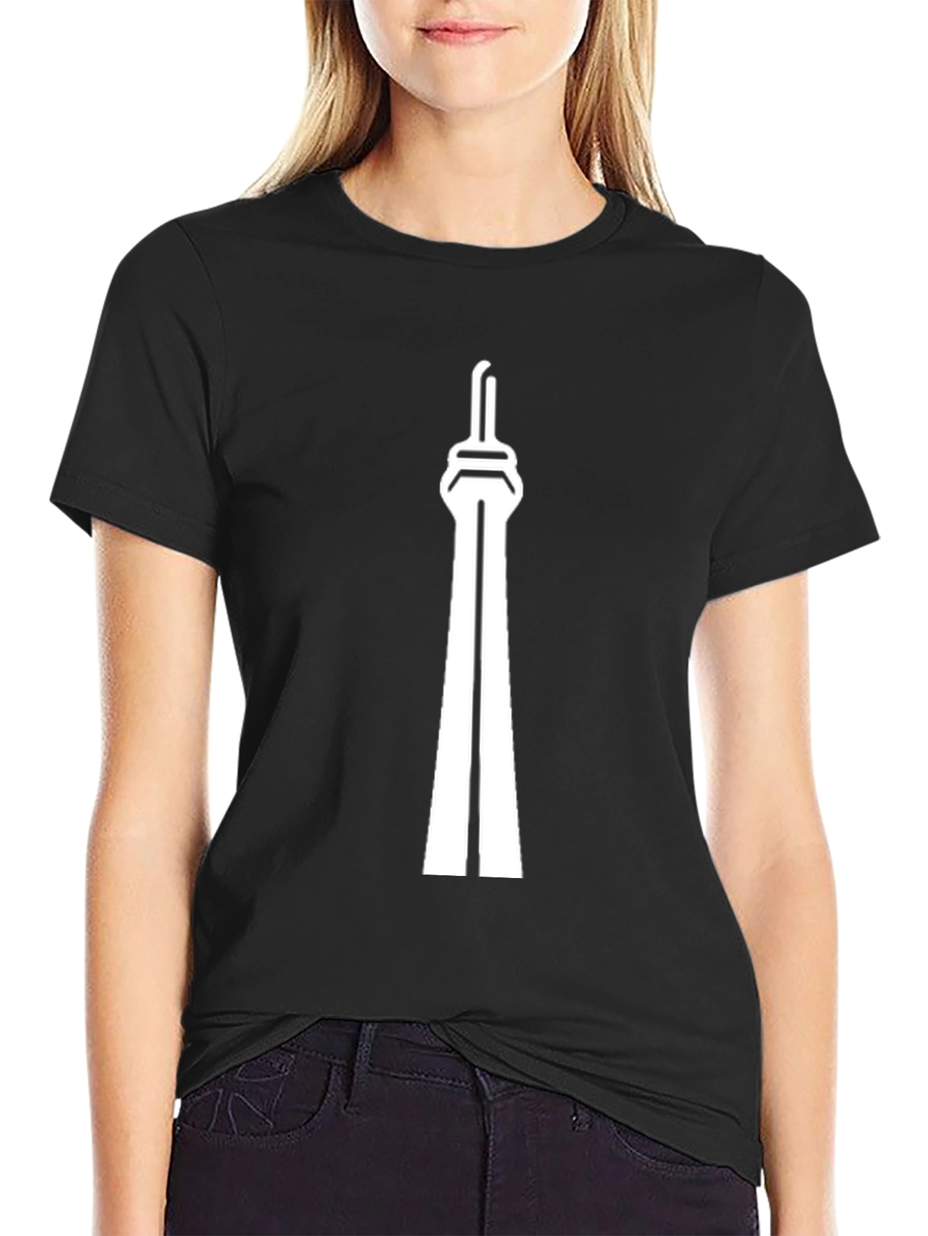 CN Tower Graphic Tee - Toronto Landmark Shirt