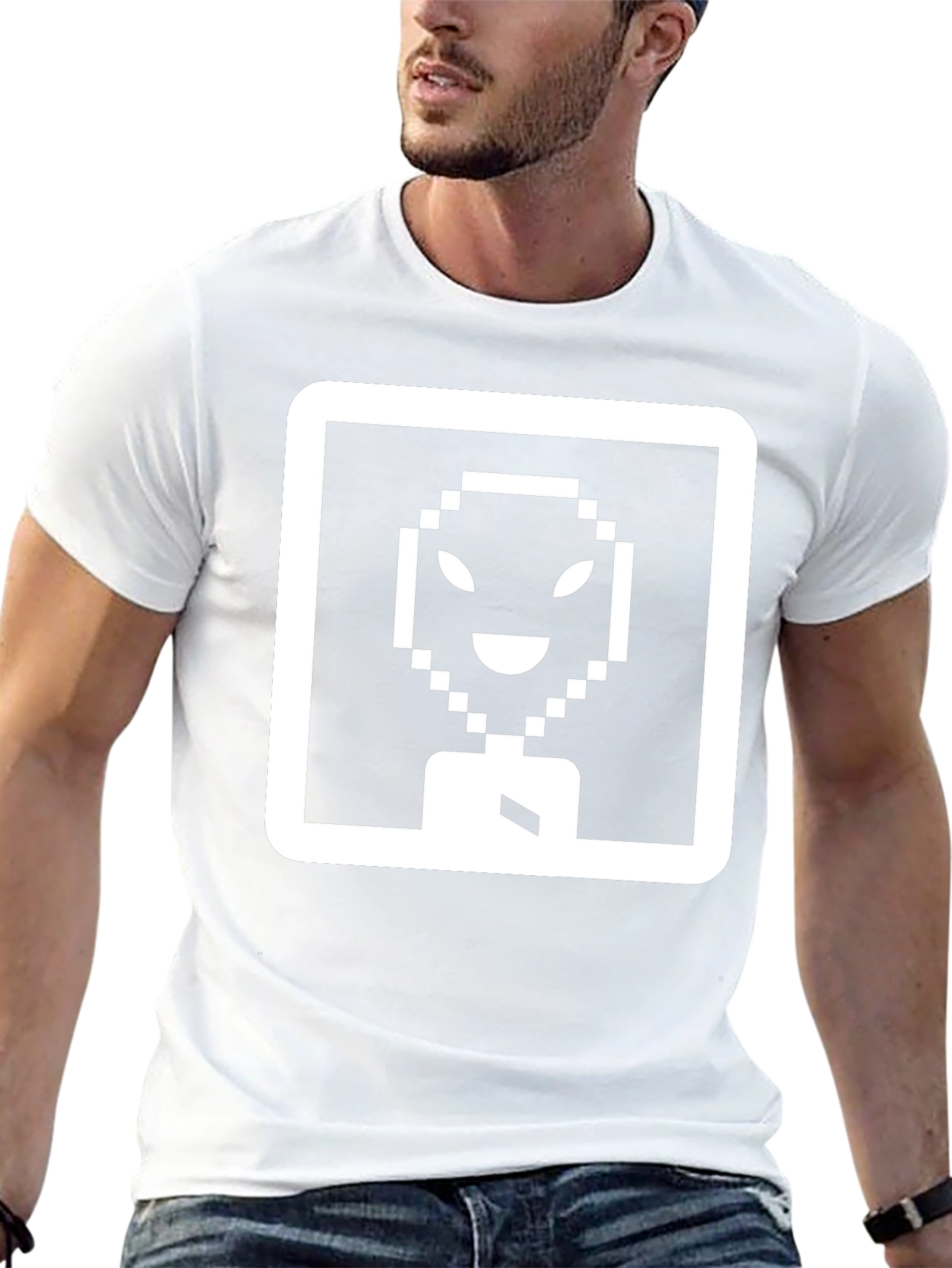 Pixel Alien Graphic Tee - Retro Style T-Shirt