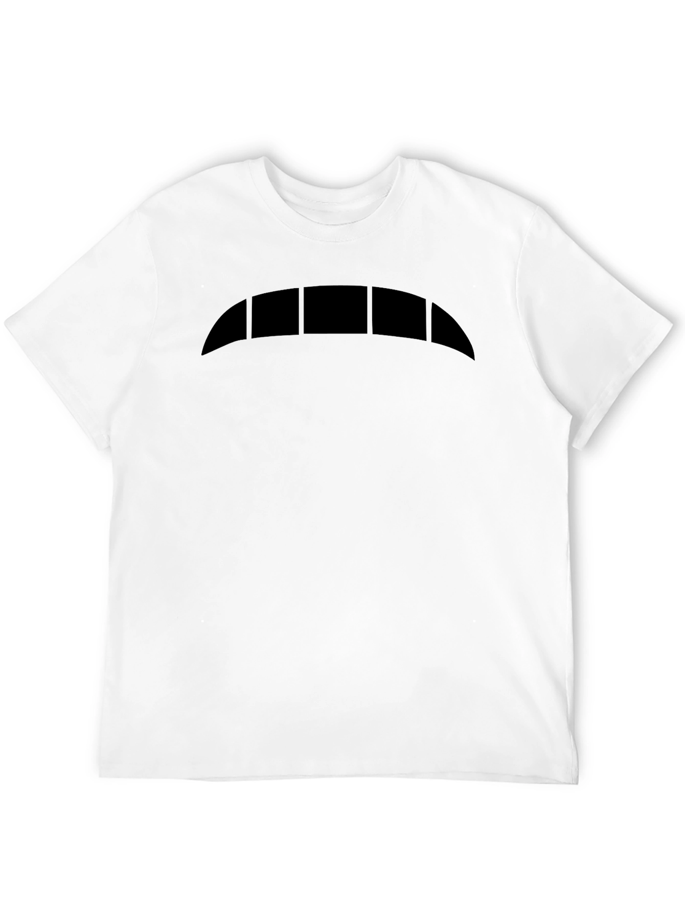 Modern Black T-Shirt with Abstract Graphic Design