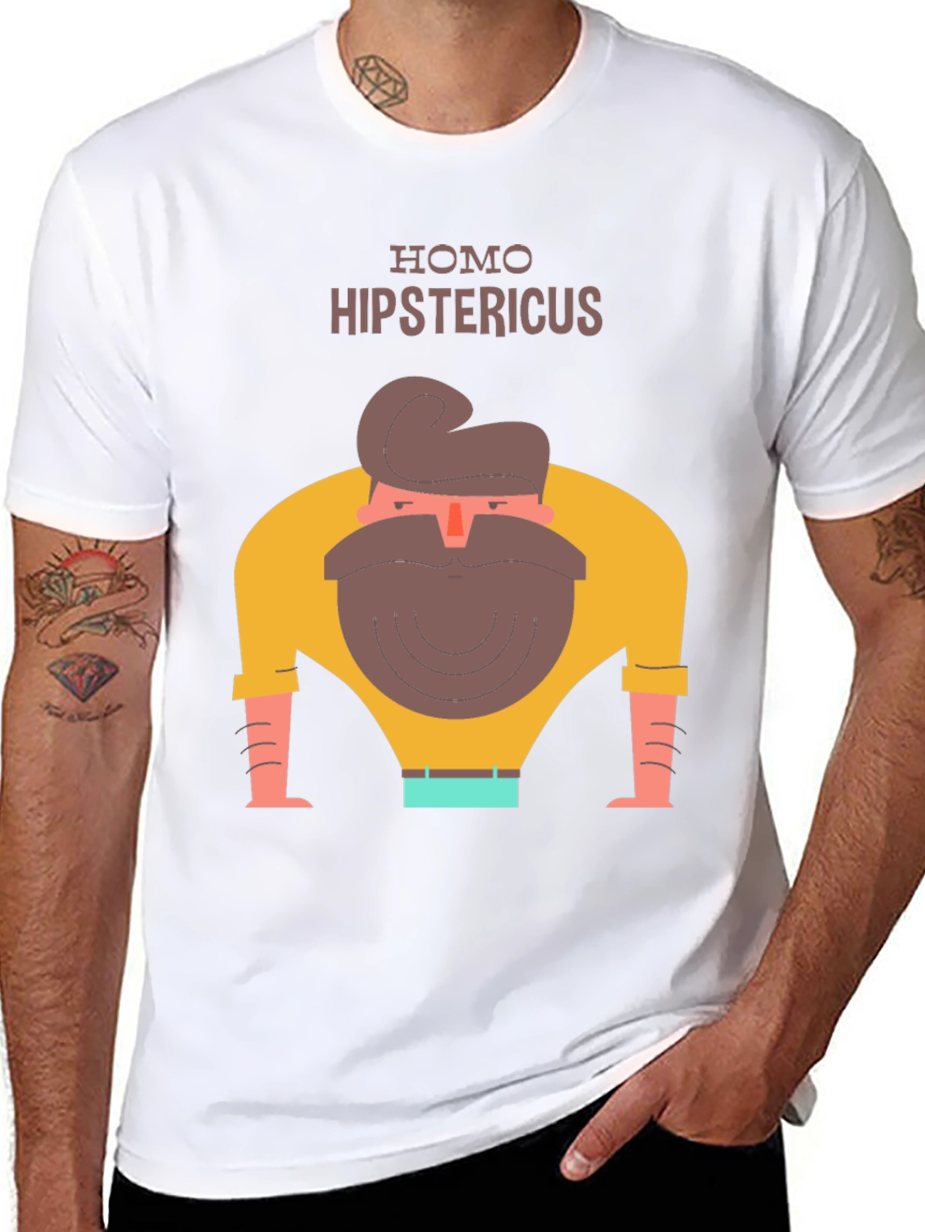 Homo Hipstericus Graphic Tee