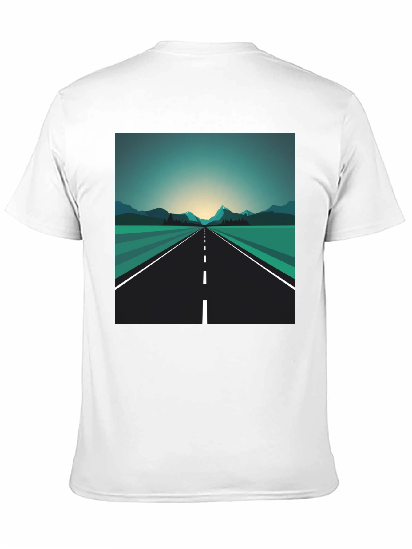 Roadway Graphic Tee - Mens Black T-Shirt