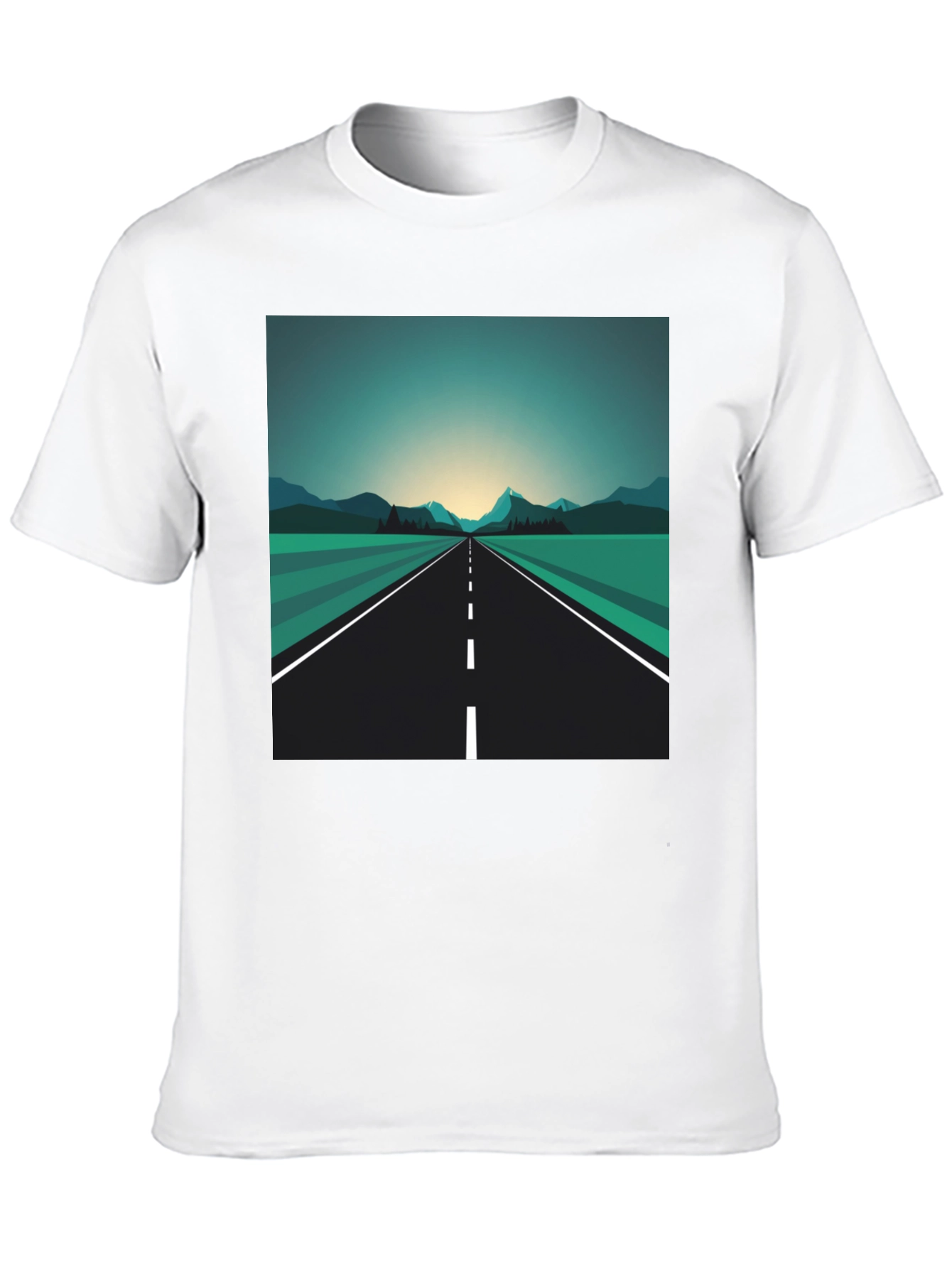 Roadway Graphic Tee - Mens Black T-Shirt
