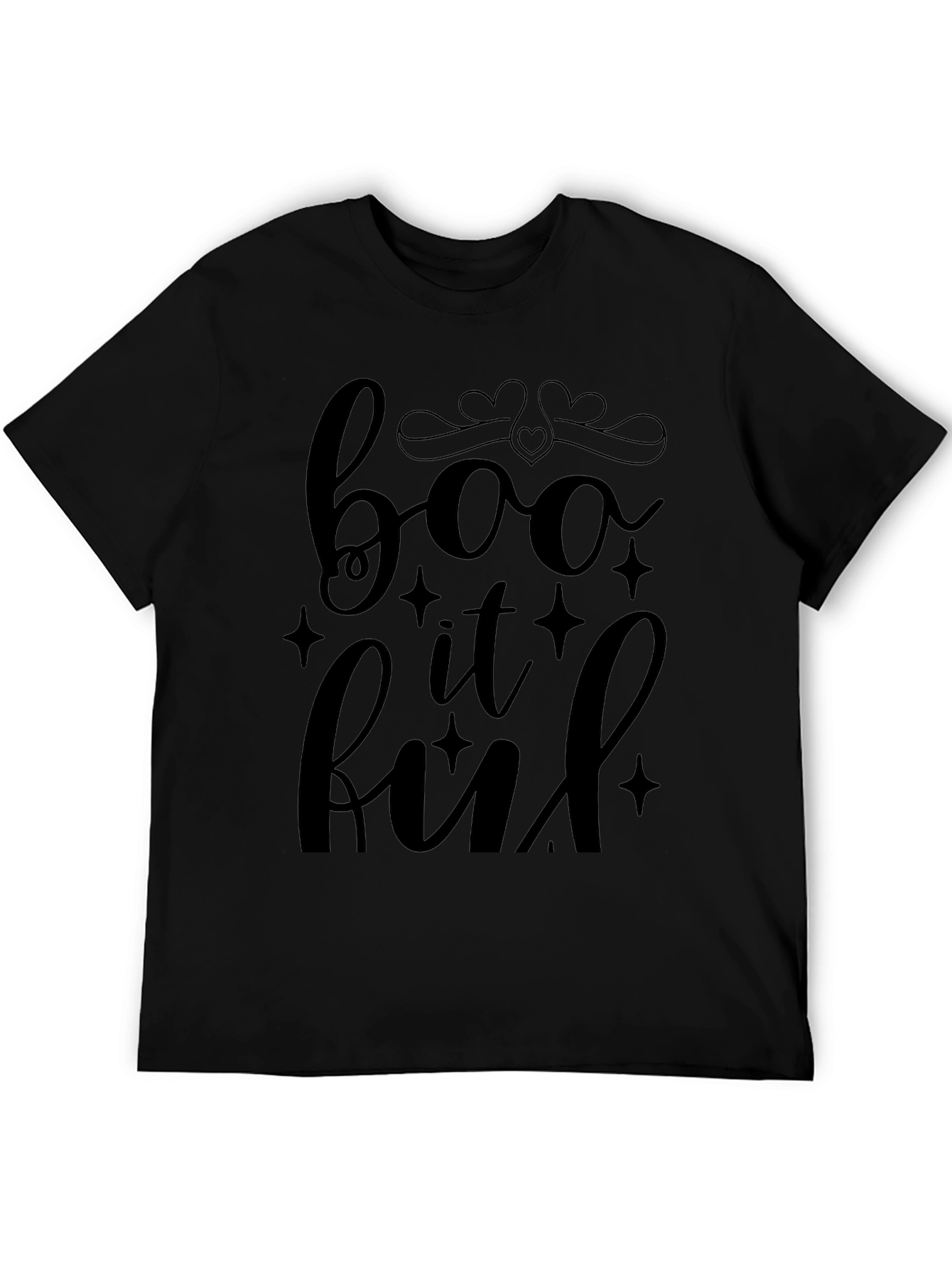 Boo It Kind Black Graphic T-Shirt