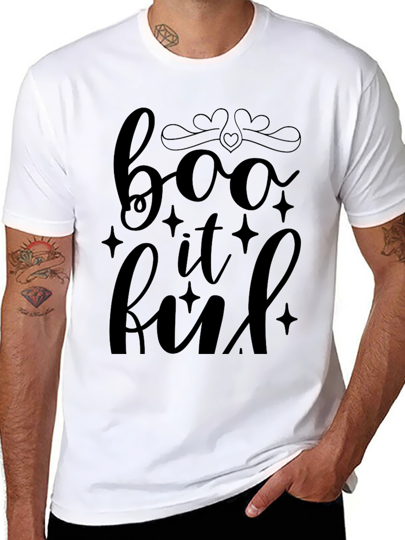 Boo It Kind Black Graphic T-Shirt