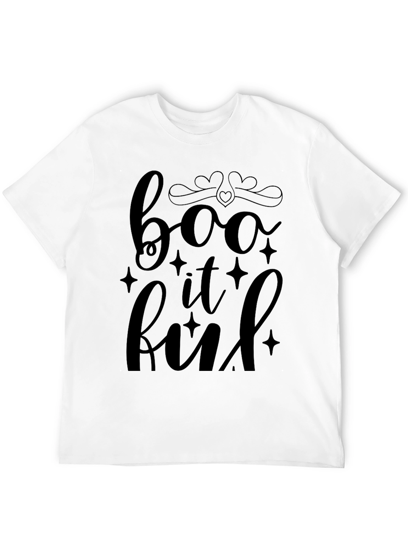 Boo It Kind Black Graphic T-Shirt