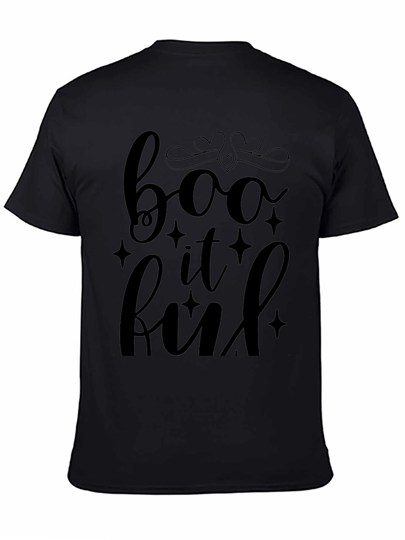 Boo It Kind Black Graphic T-Shirt