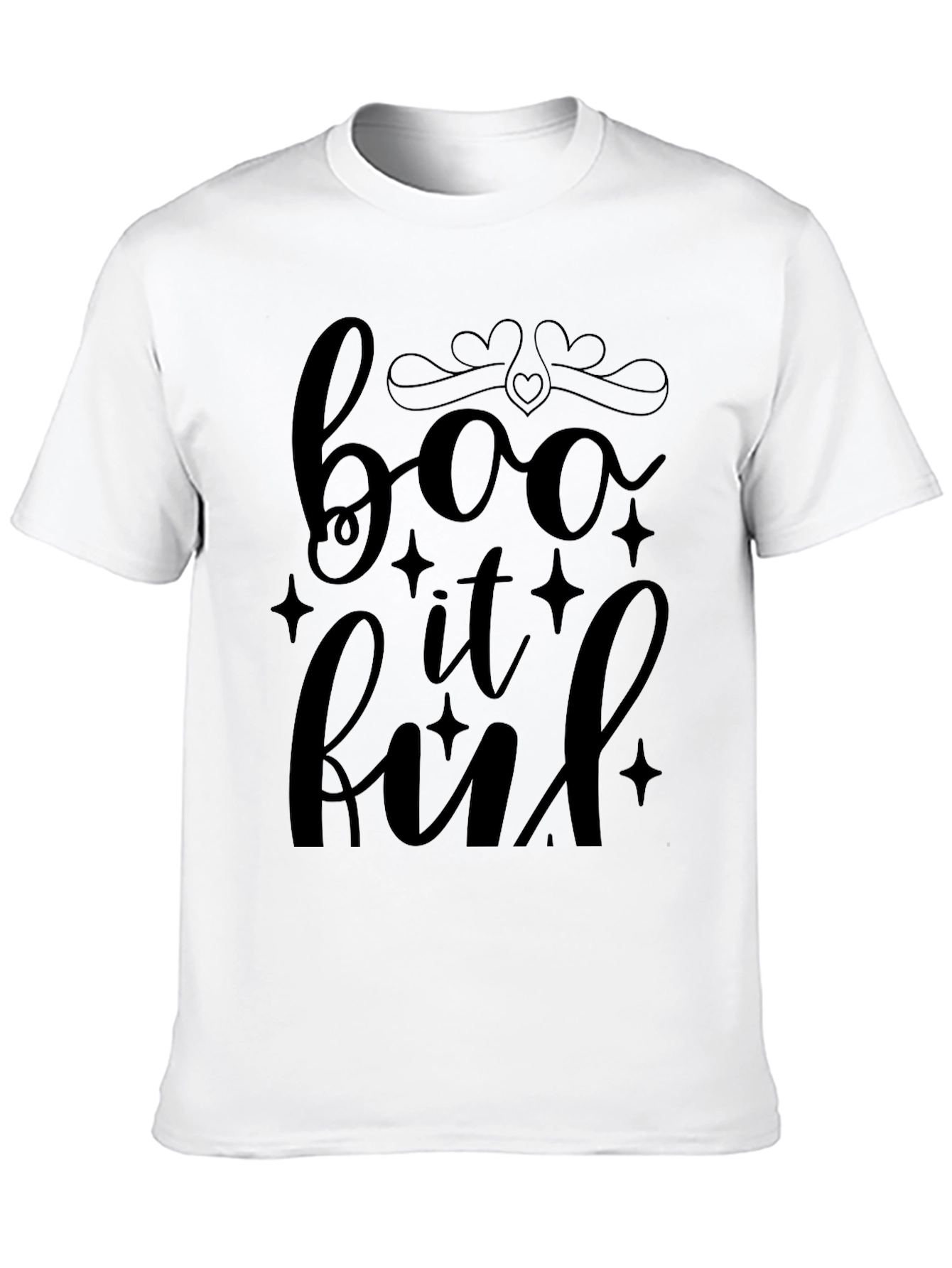 Boo It Kind Black Graphic T-Shirt