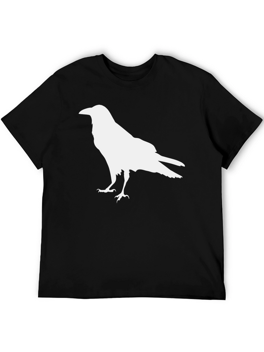 Raven Graphic Tee - Black Crow T-Shirt