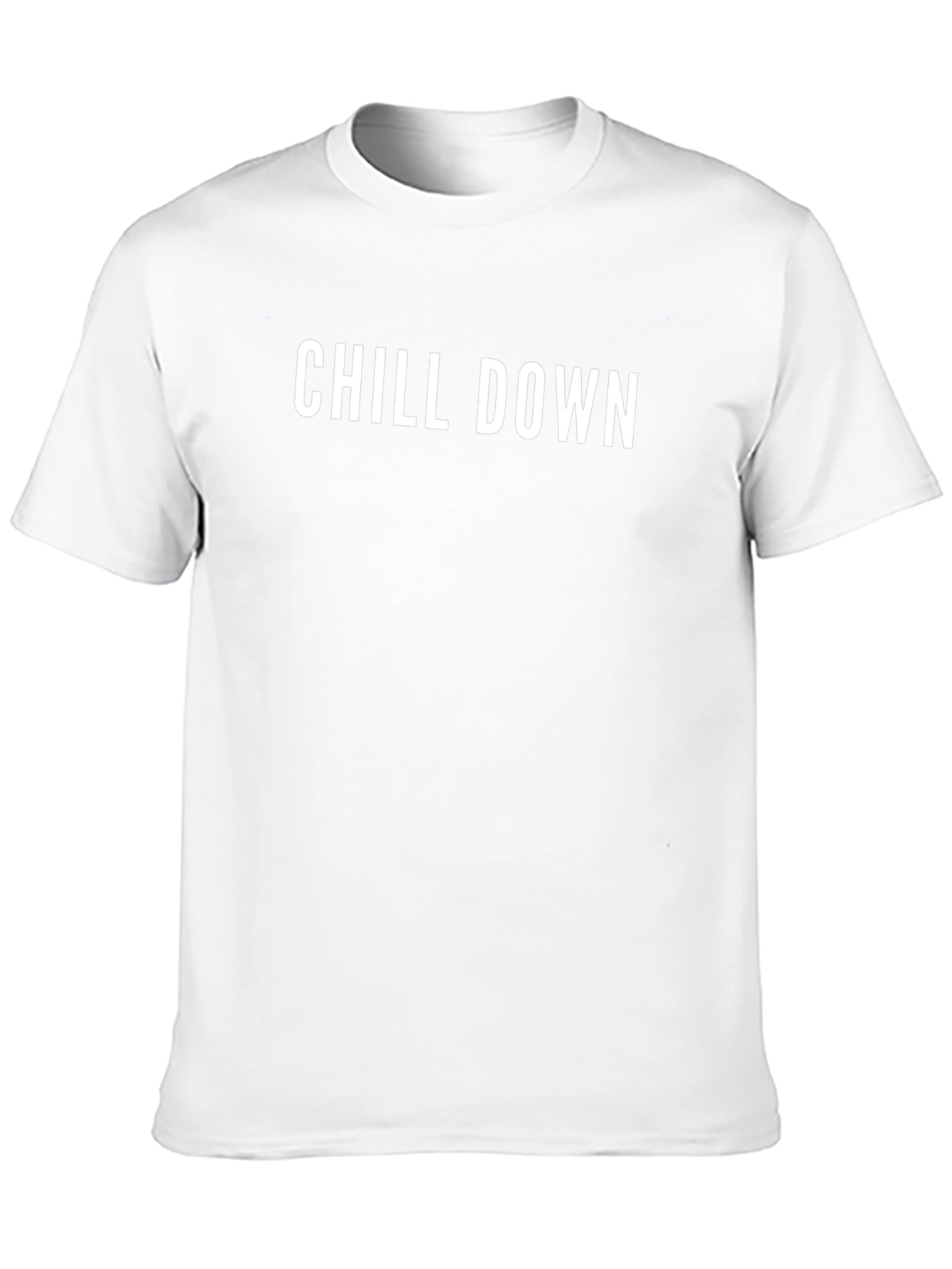 Chill Down Graphic Tee - Black Cotton Blend