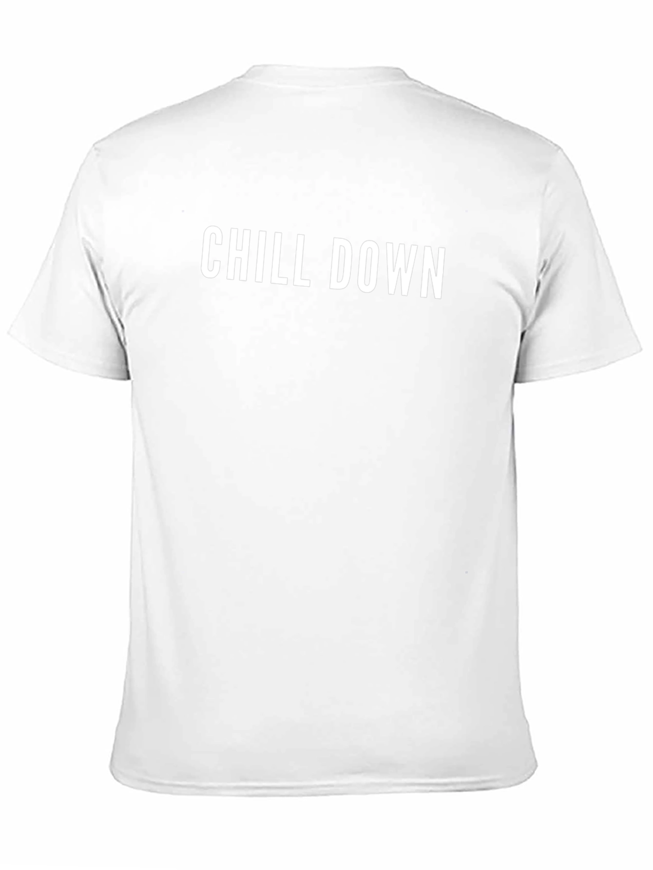Chill Down Graphic Tee - Black Cotton Blend