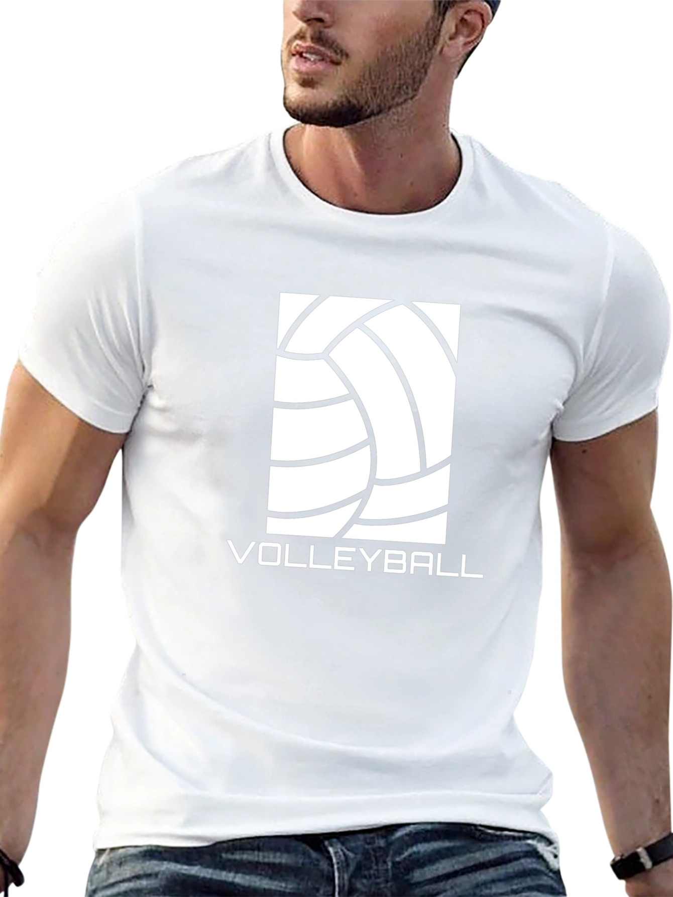 Volleyball Graphic Tee - Stylish Sportswear