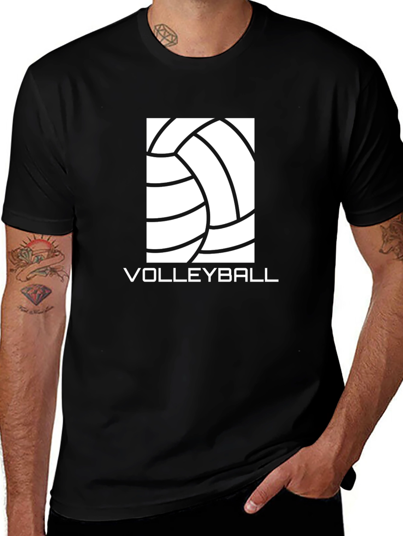 Volleyball Graphic Tee - Stylish Sportswear